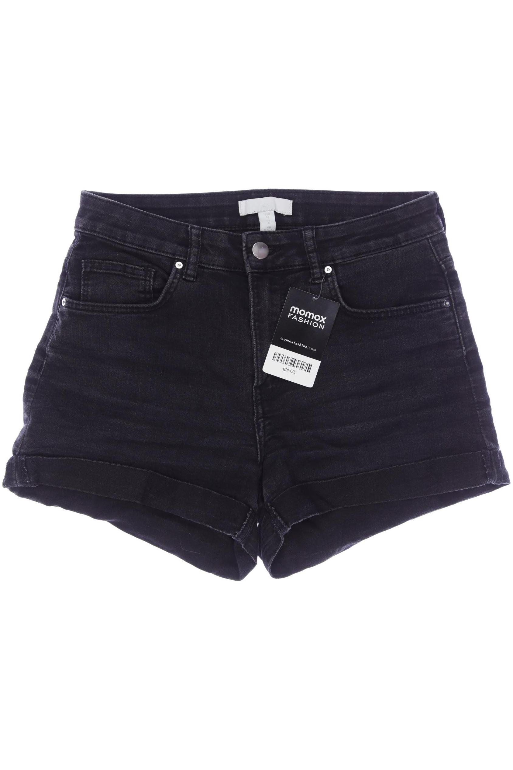 

H&M Damen Shorts, schwarz, Gr. 36