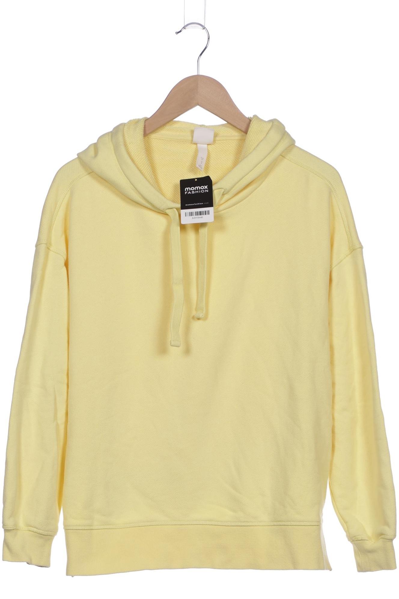 

H&M Damen Kapuzenpullover, gelb, Gr. 38