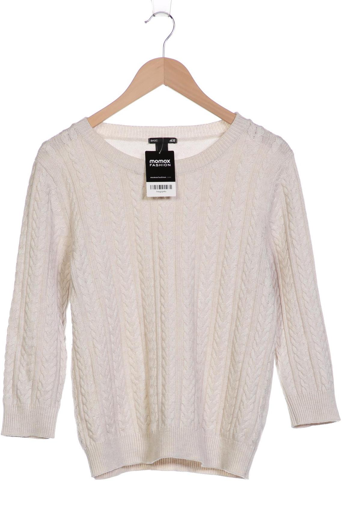 

H&M Damen Pullover, cremeweiß, Gr. 38