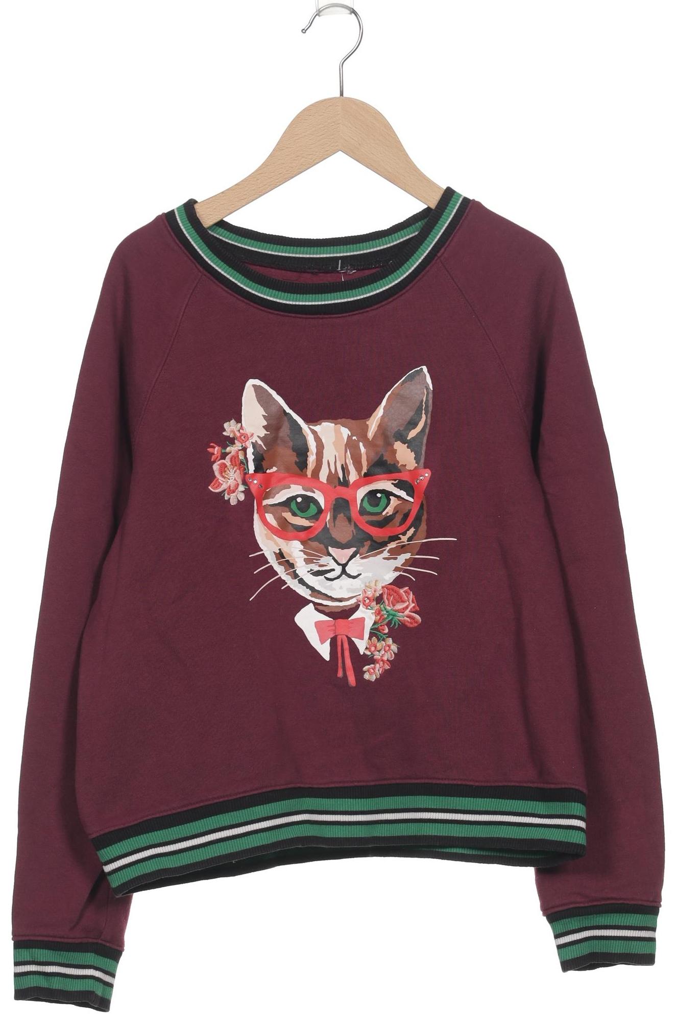 

H&M Damen Sweatshirt, bordeaux, Gr. 38