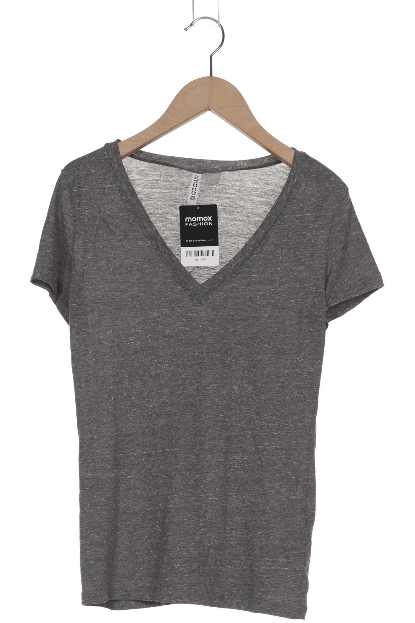 

H&M Damen T-Shirt, grau, Gr. 36