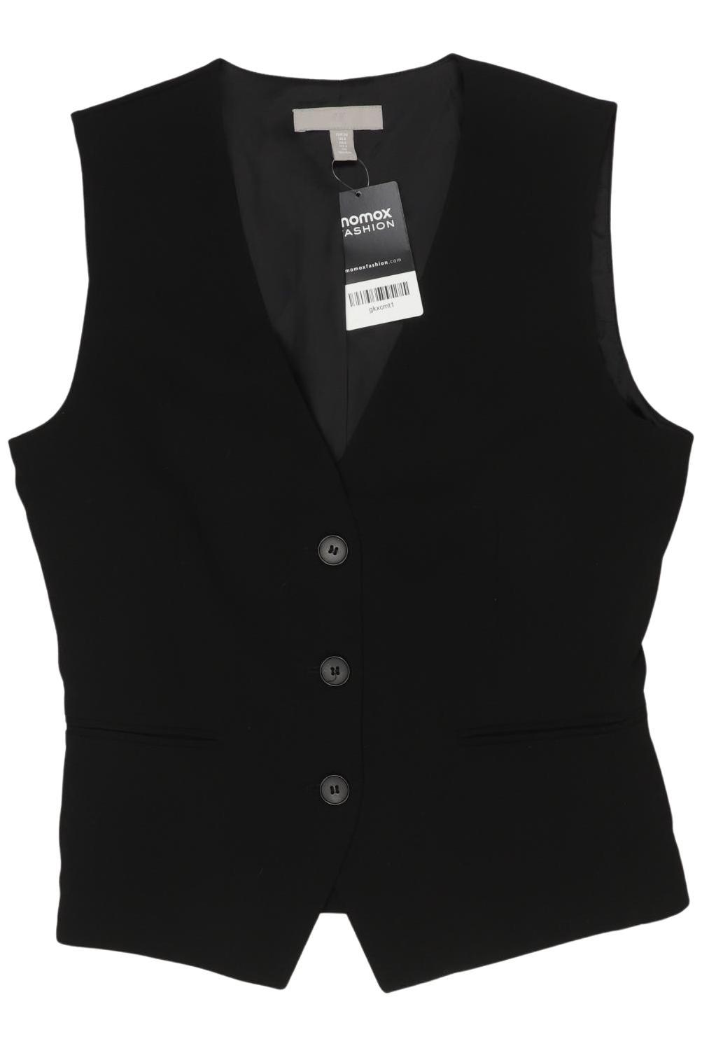 

H&M Damen Weste, schwarz, Gr. 36