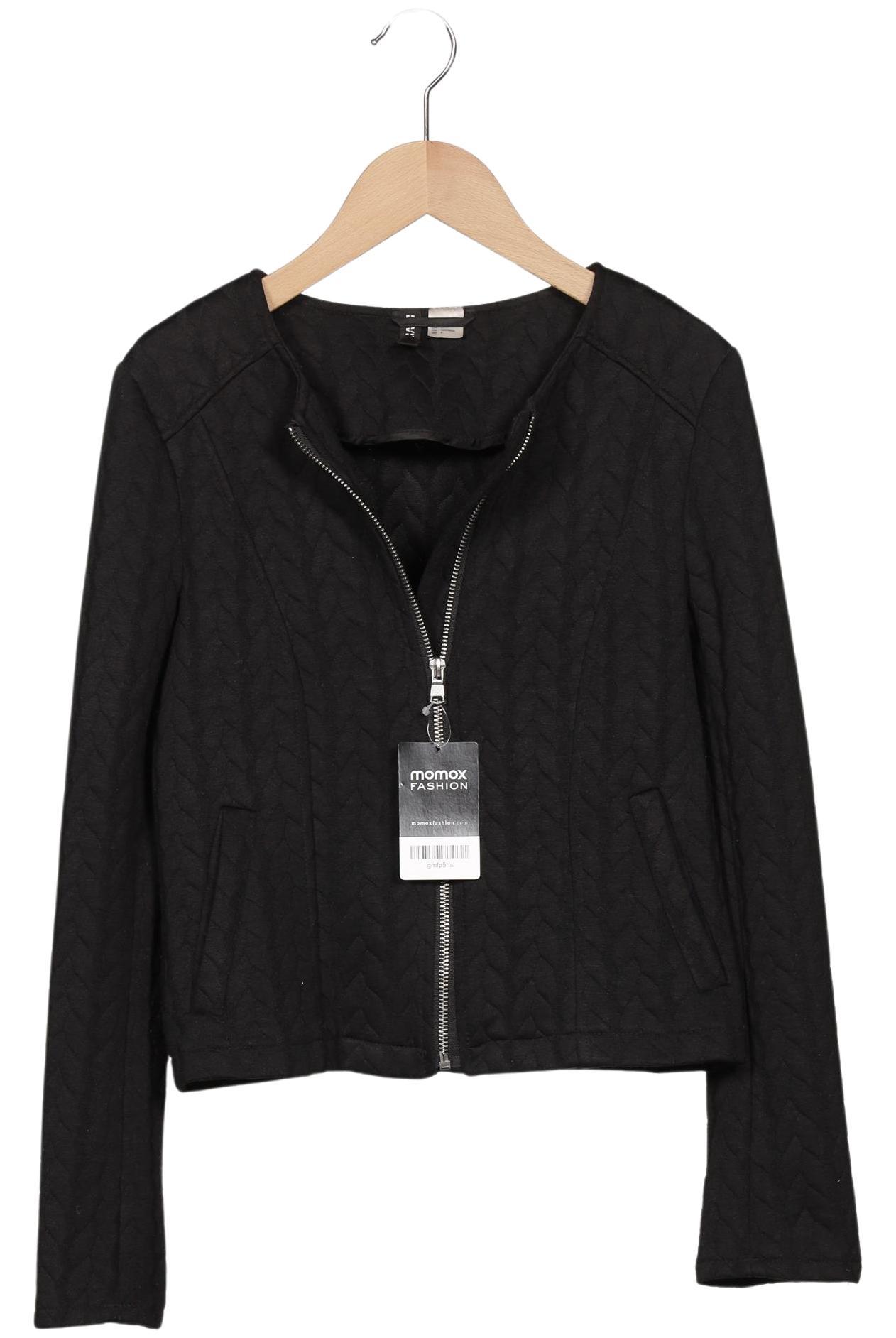 

H&M Damen Jacke, schwarz, Gr. 34