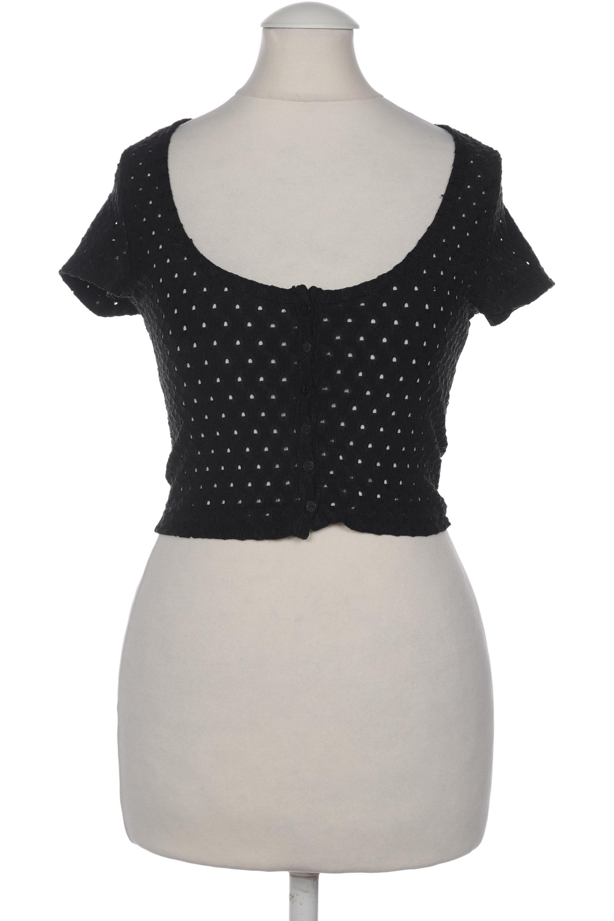 

H&M Damen T-Shirt, schwarz