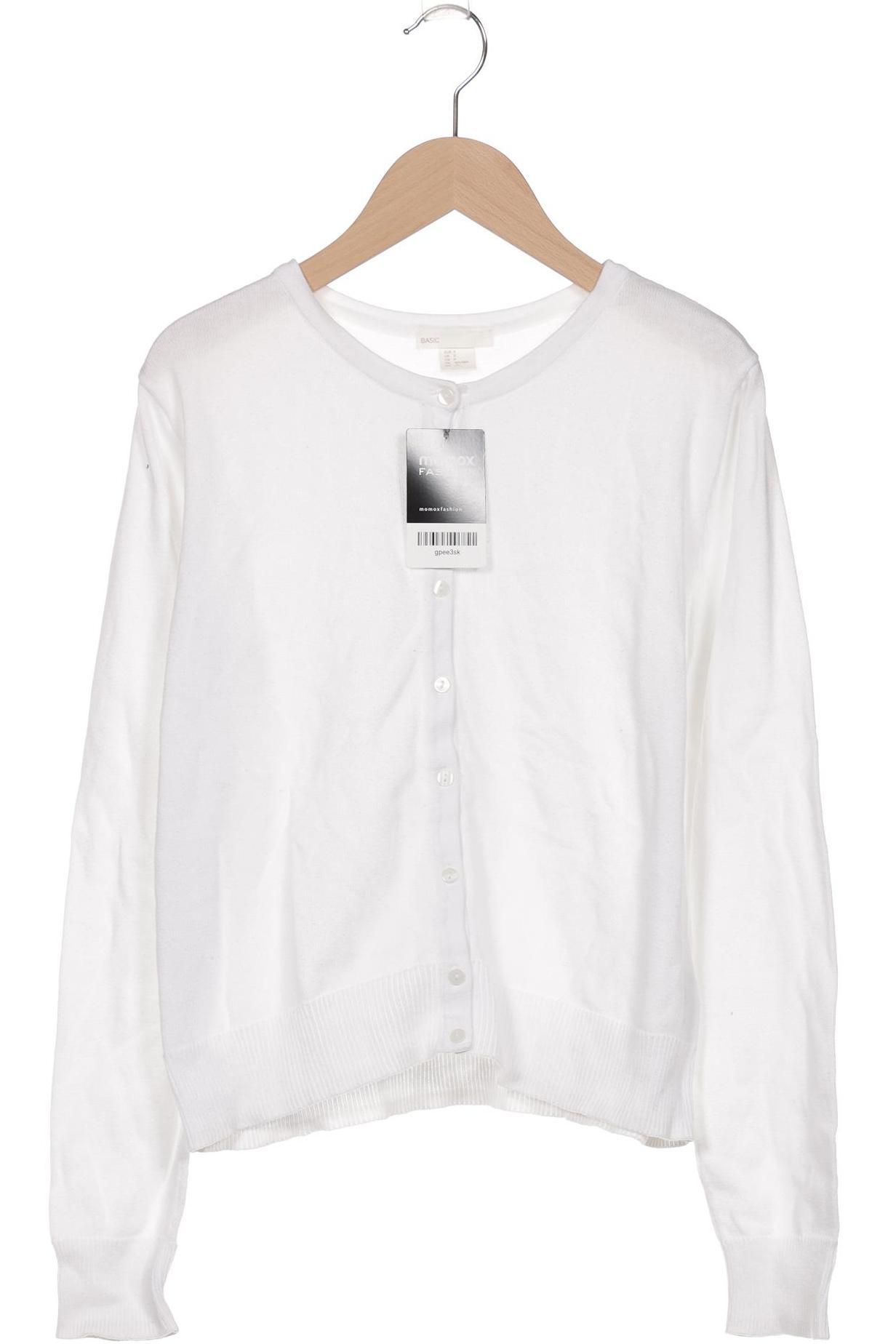 

H&M Damen Strickjacke, weiß, Gr. 36