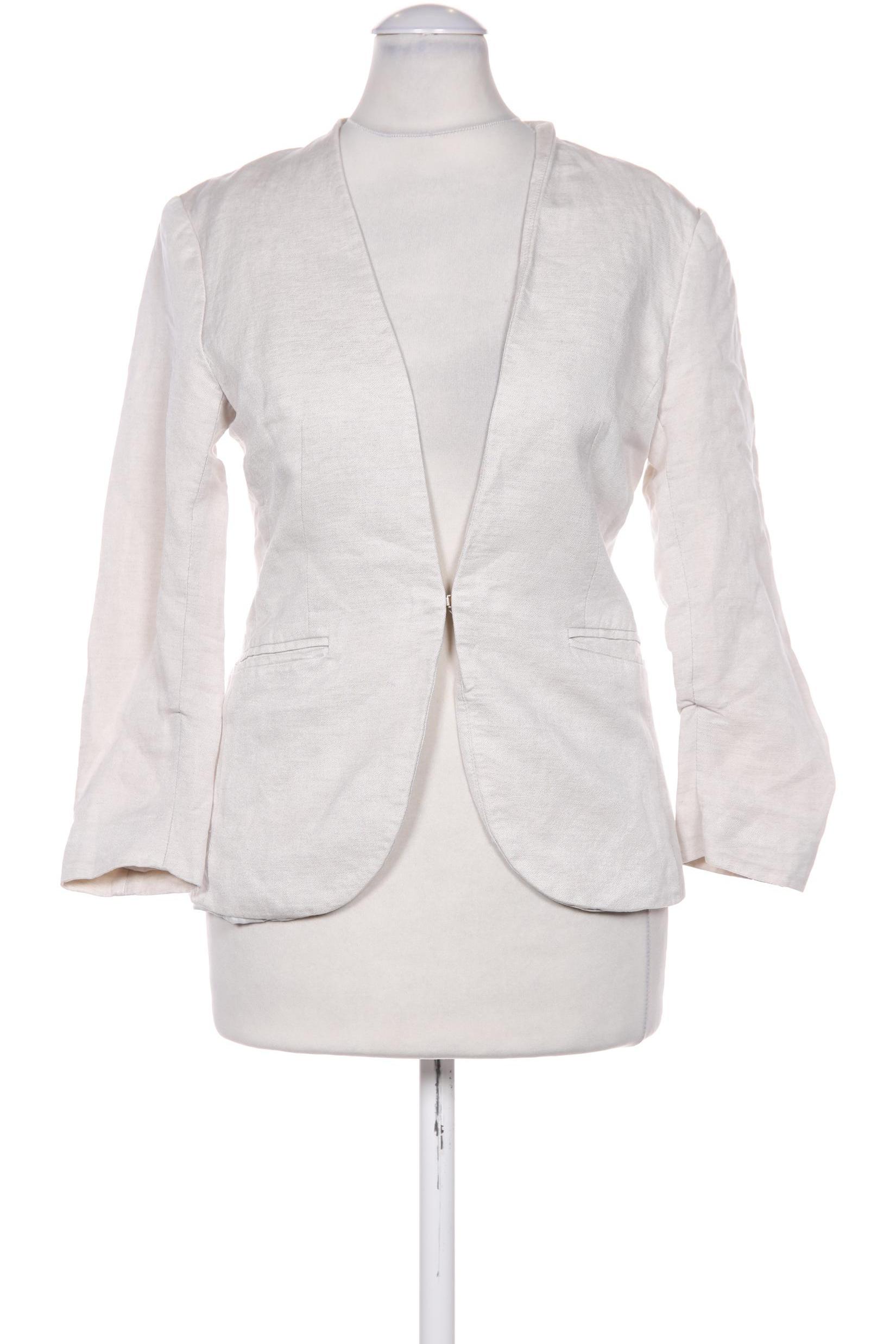 

H&M Damen Blazer, cremeweiß, Gr. 34