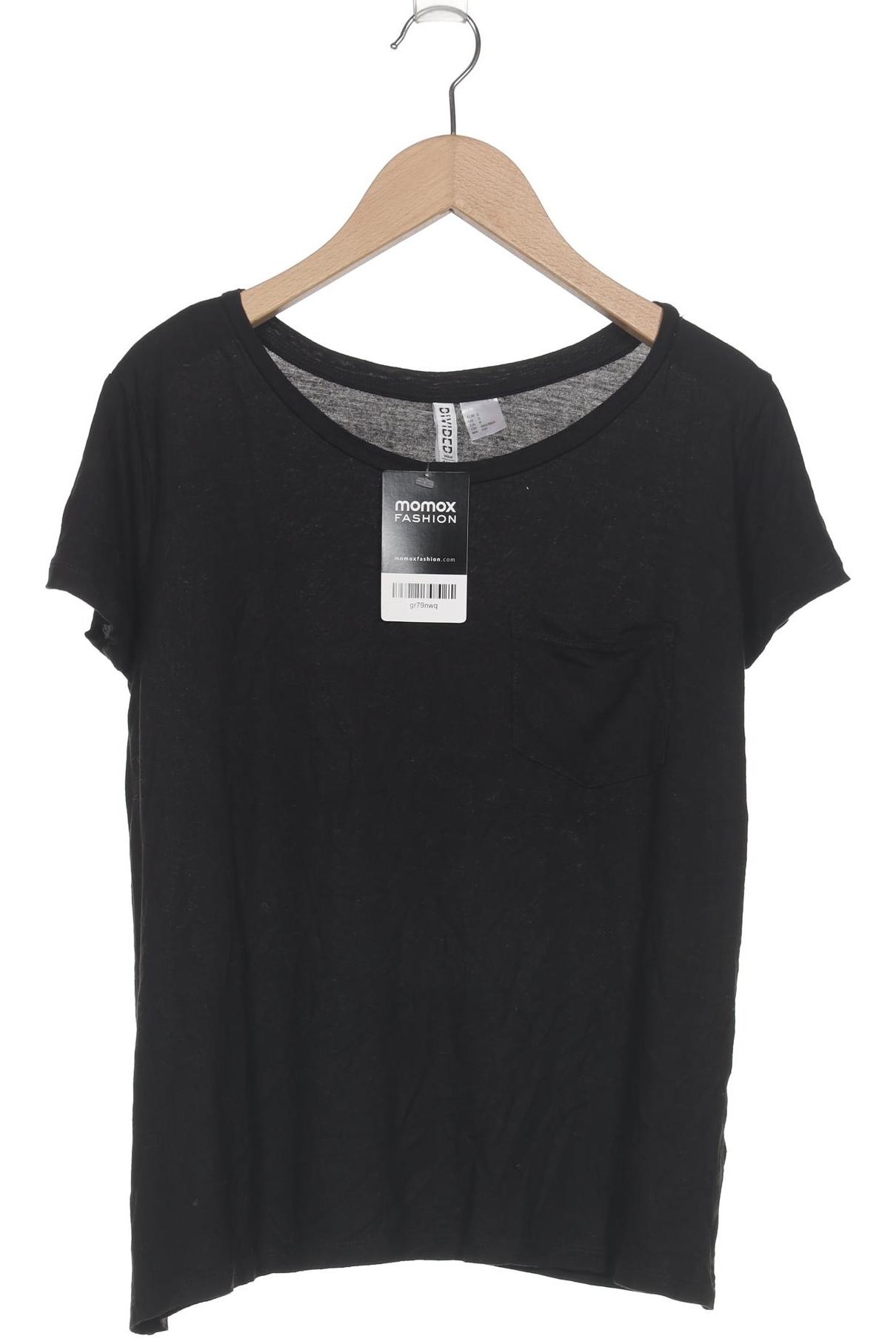 

H&M Damen T-Shirt, schwarz, Gr. 36