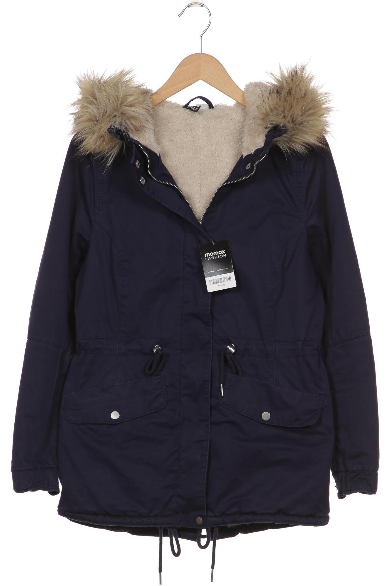 

H&M Damen Mantel, marineblau, Gr. 40