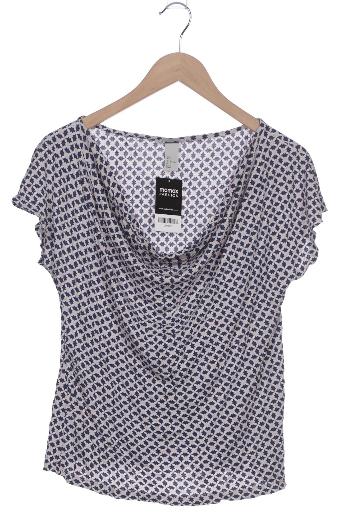

H&M Damen T-Shirt, marineblau, Gr. 42