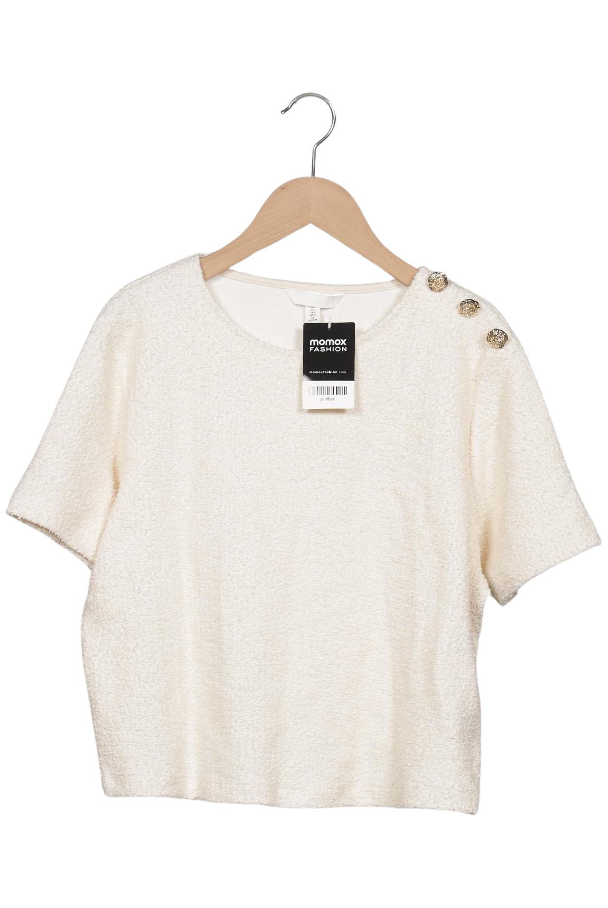 

H&M Damen Pullover, cremeweiß, Gr. 42