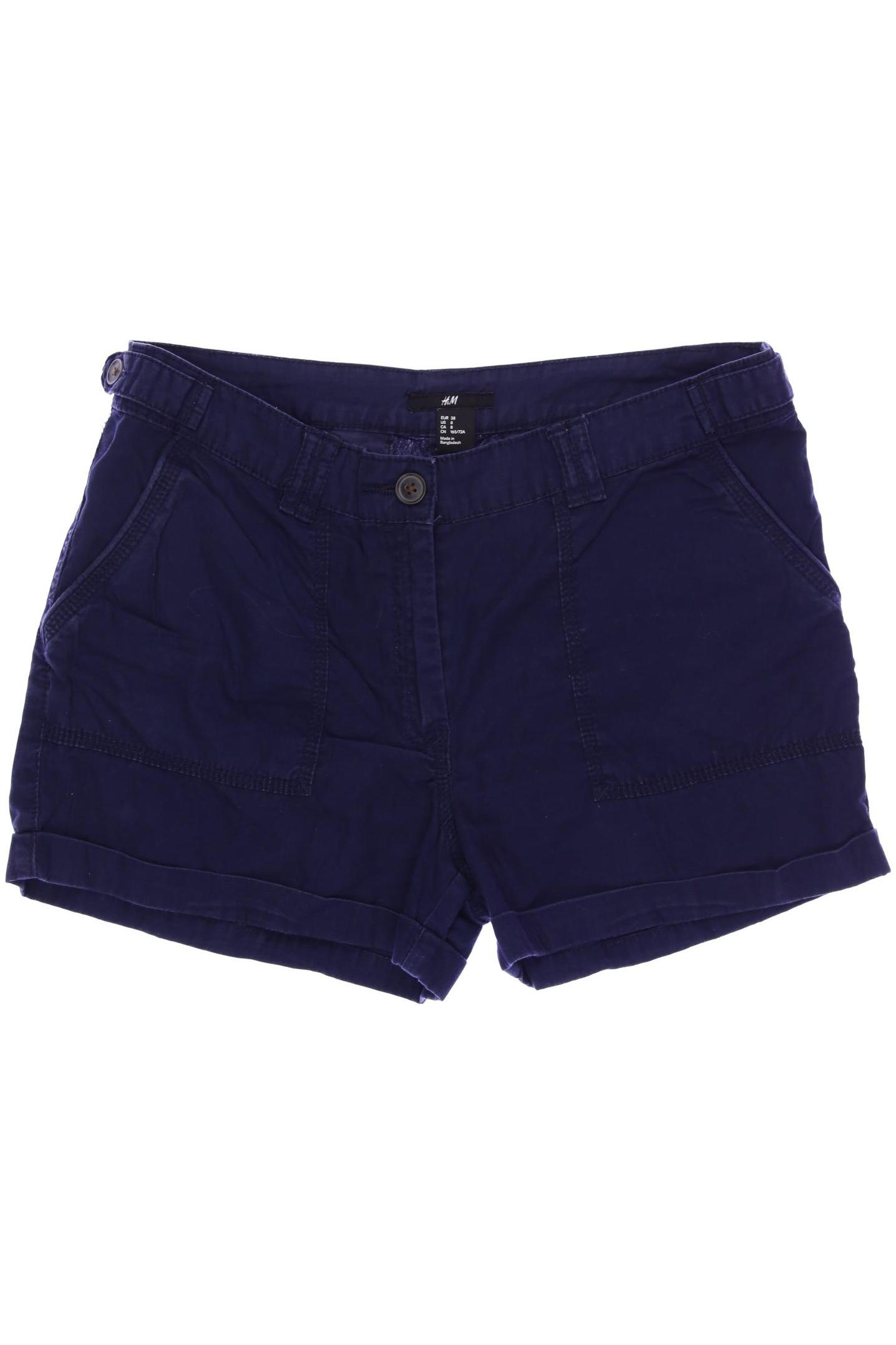 

H&M Damen Shorts, marineblau, Gr. 38