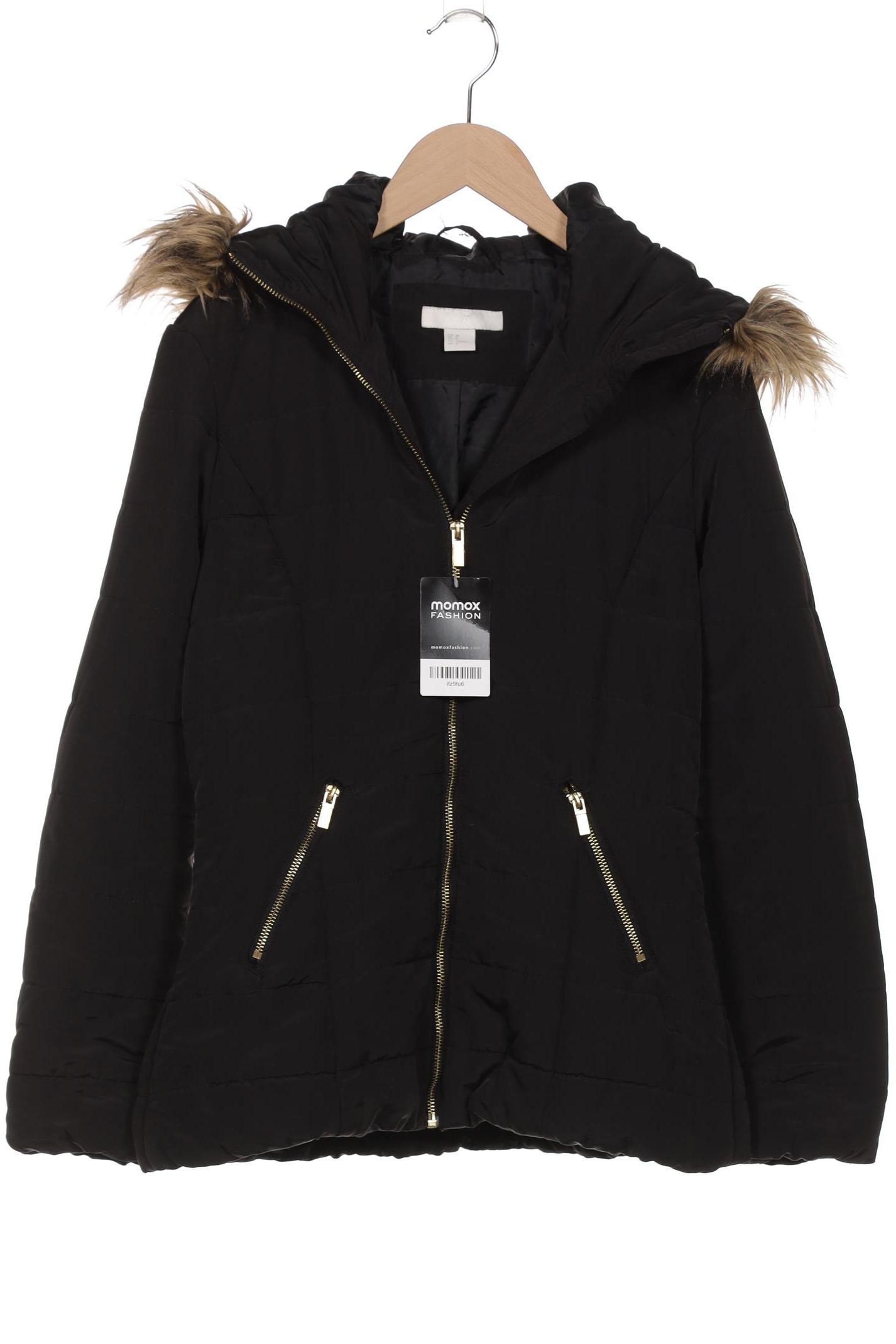 

H&M Damen Jacke, schwarz, Gr. 38