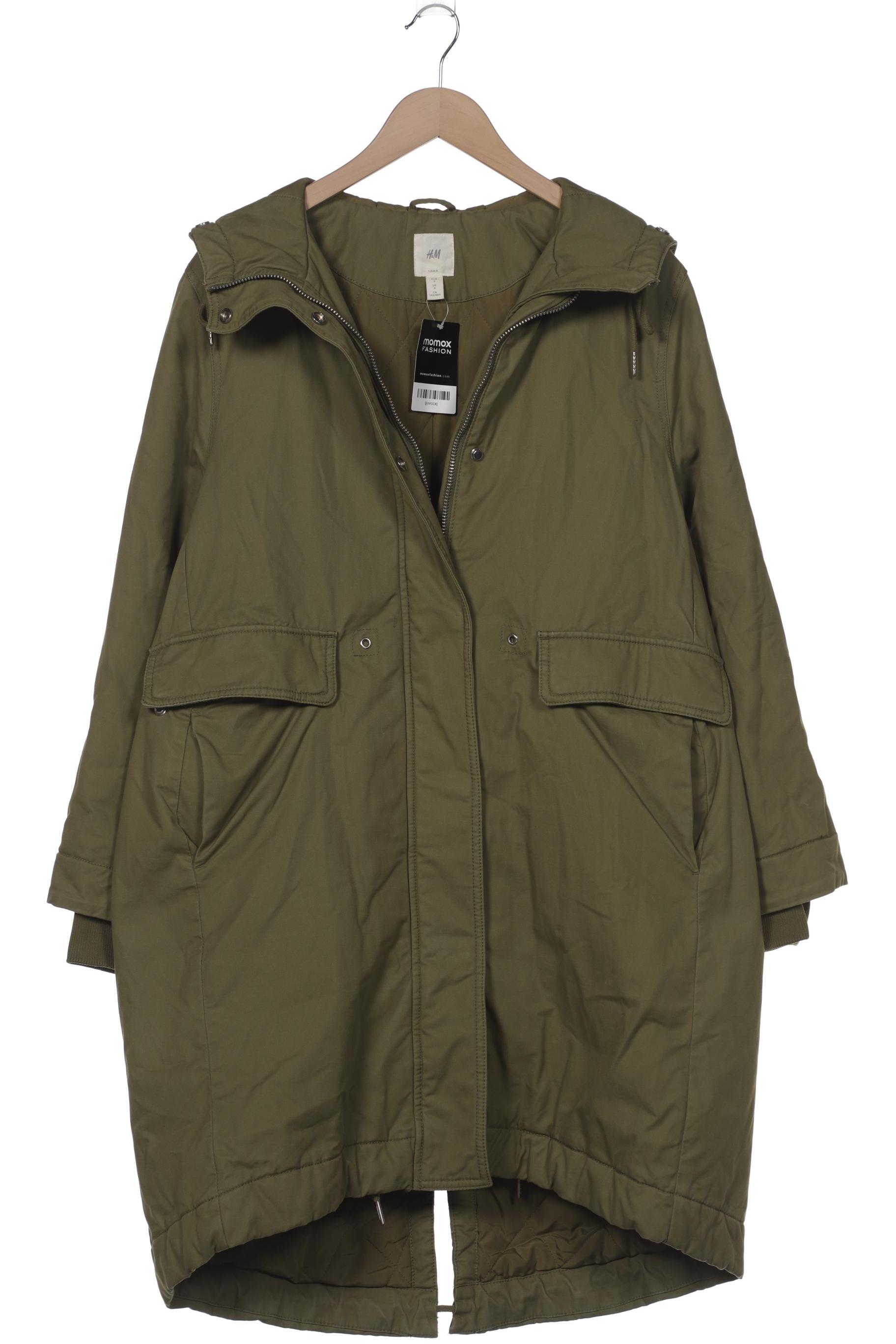 

H&M Damen Mantel, grün, Gr. 36
