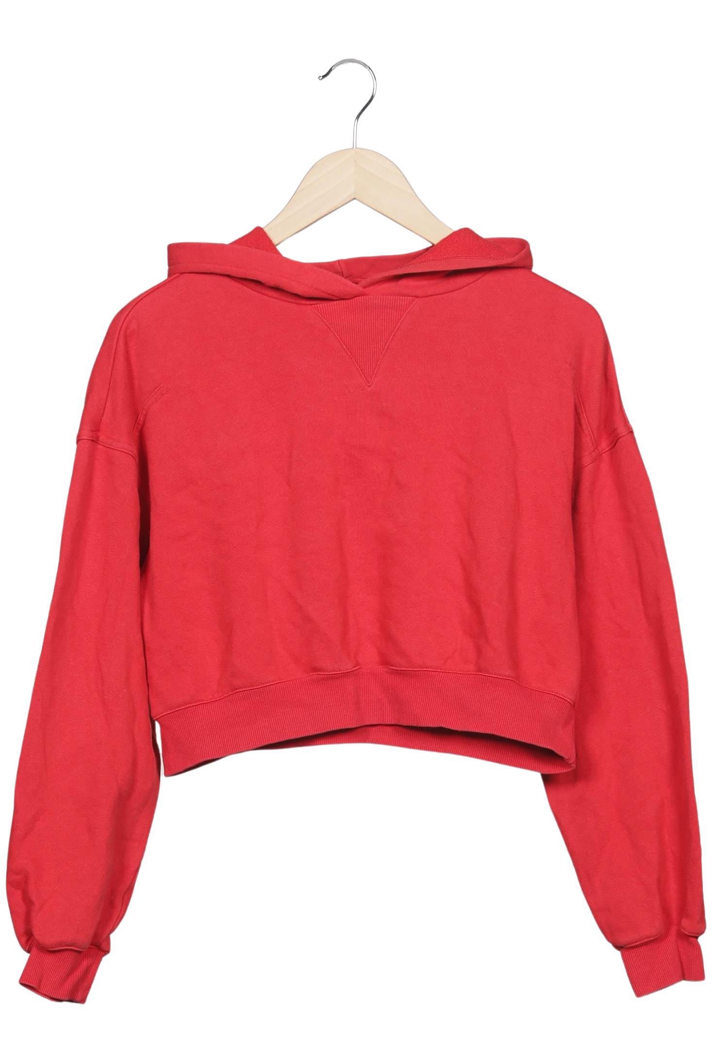 

H&M Damen Kapuzenpullover, rot, Gr. 36