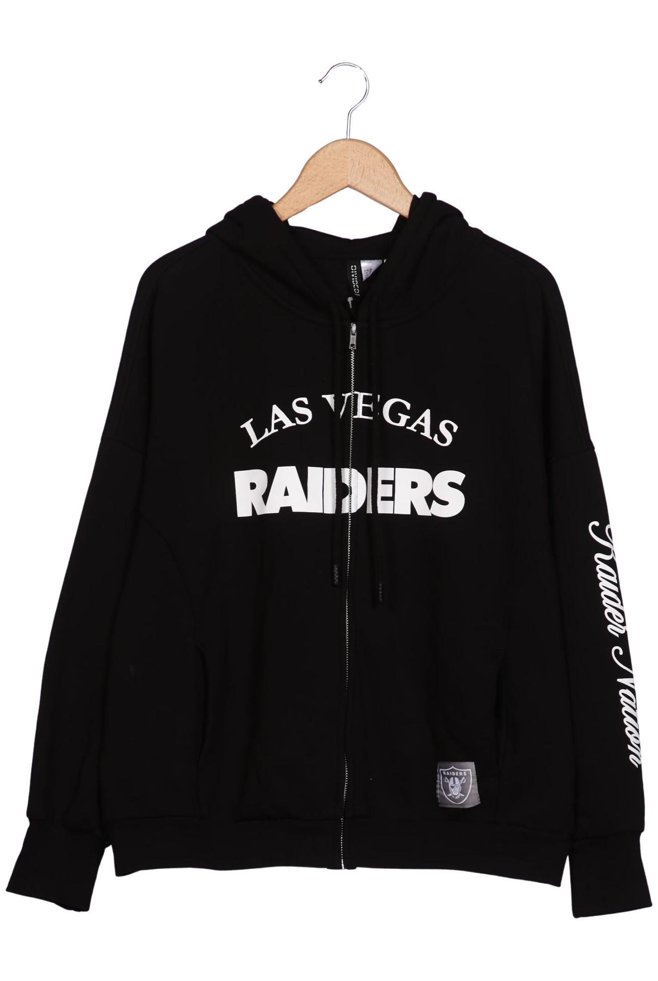 

H&M Damen Kapuzenpullover, schwarz, Gr. 44