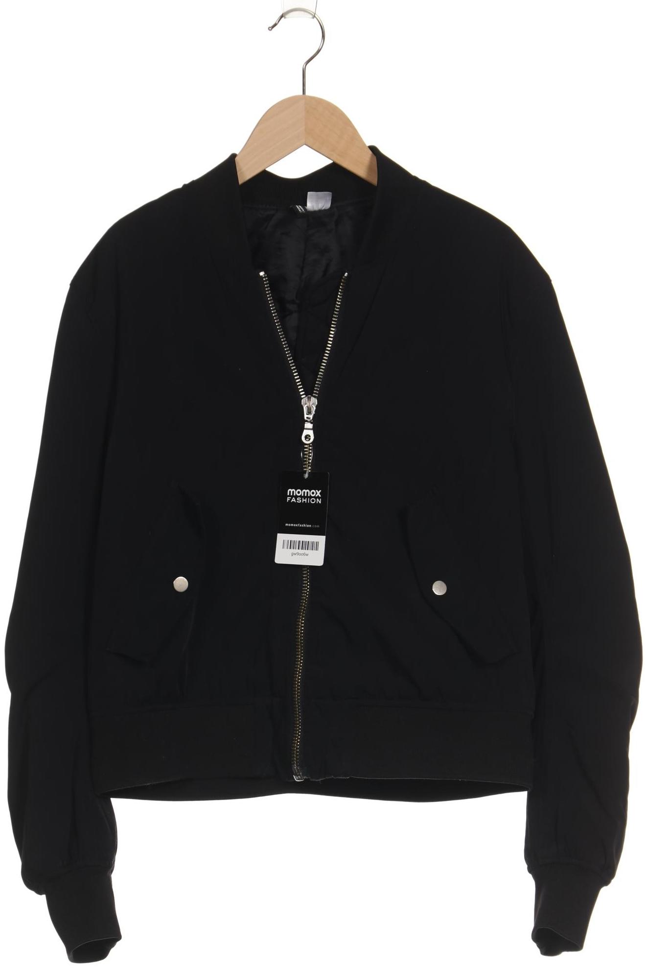 

H&M Damen Jacke, schwarz, Gr. 40