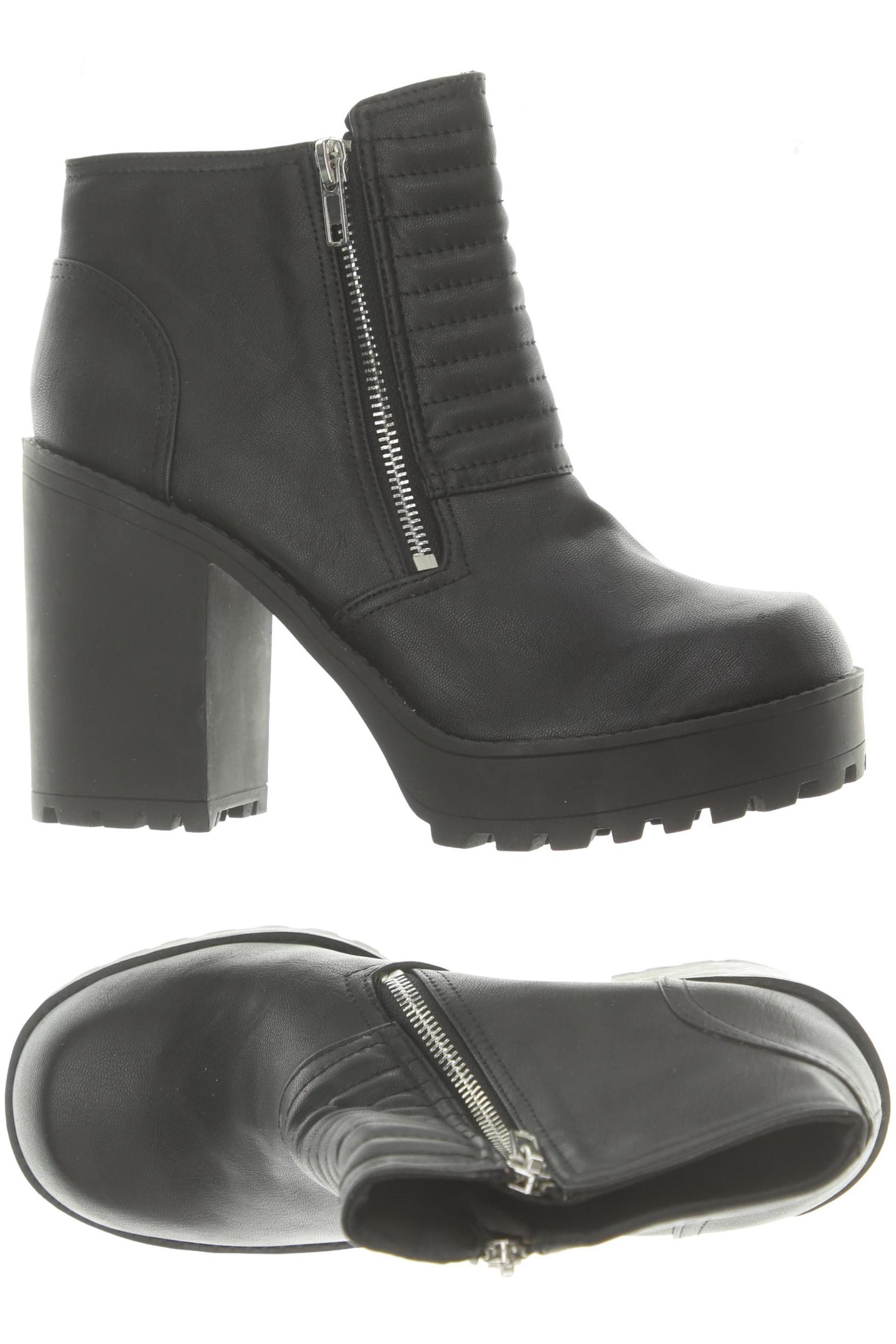 

H&M Damen Stiefelette, schwarz, Gr. 39
