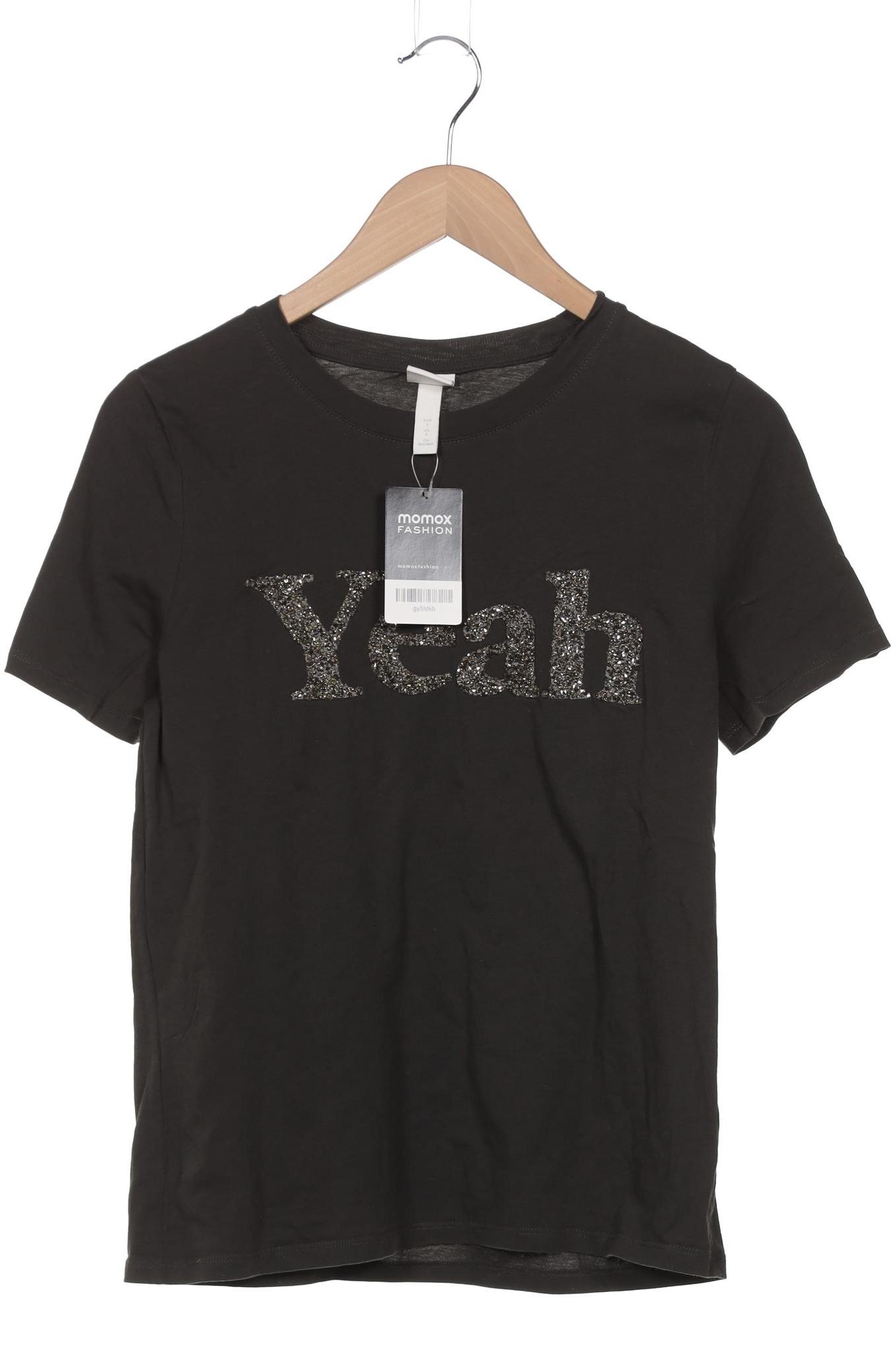

H&M Damen T-Shirt, grün, Gr. 36