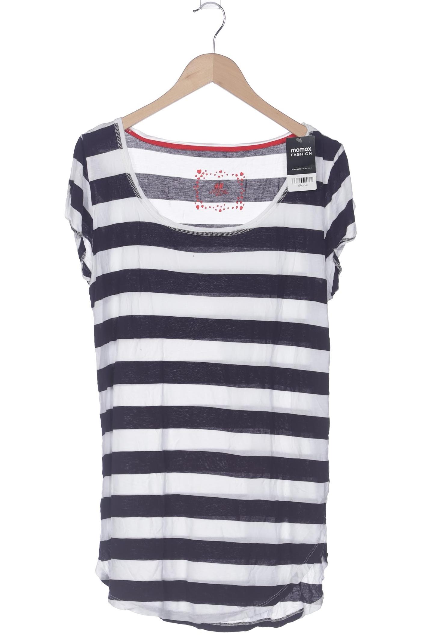 

H&M Damen T-Shirt, marineblau, Gr. 38