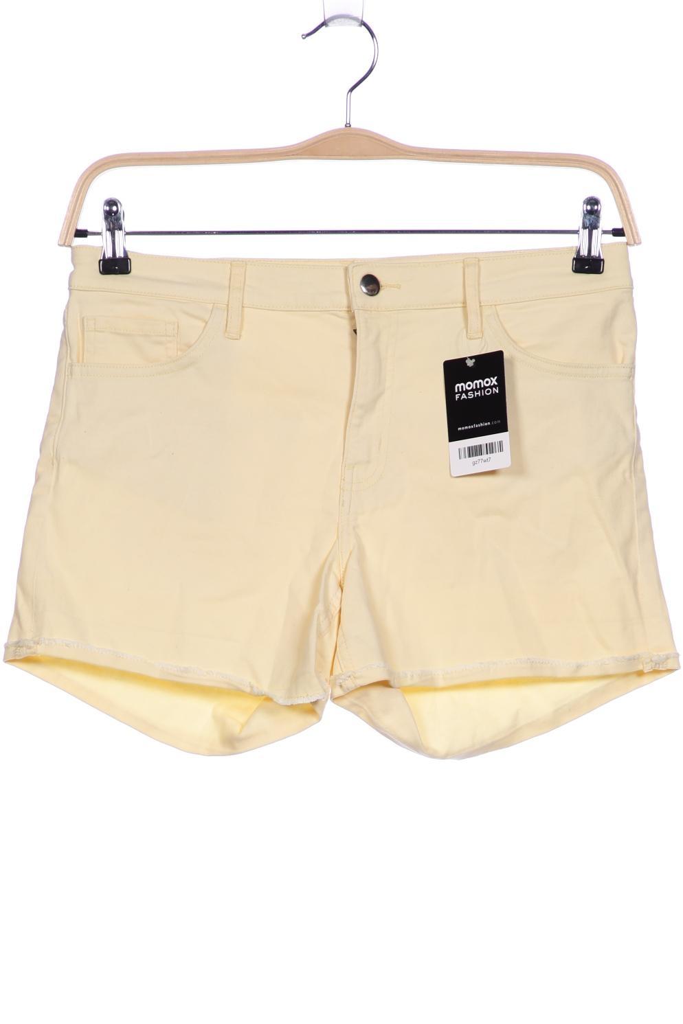 

H&M Damen Shorts, gelb, Gr. 40