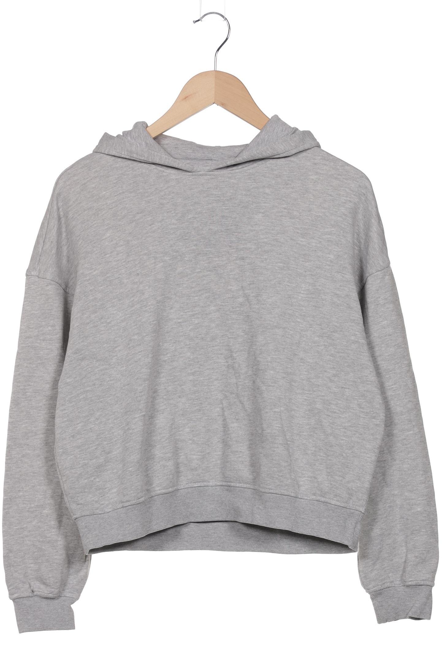 

H&M Damen Kapuzenpullover, grau, Gr. 36