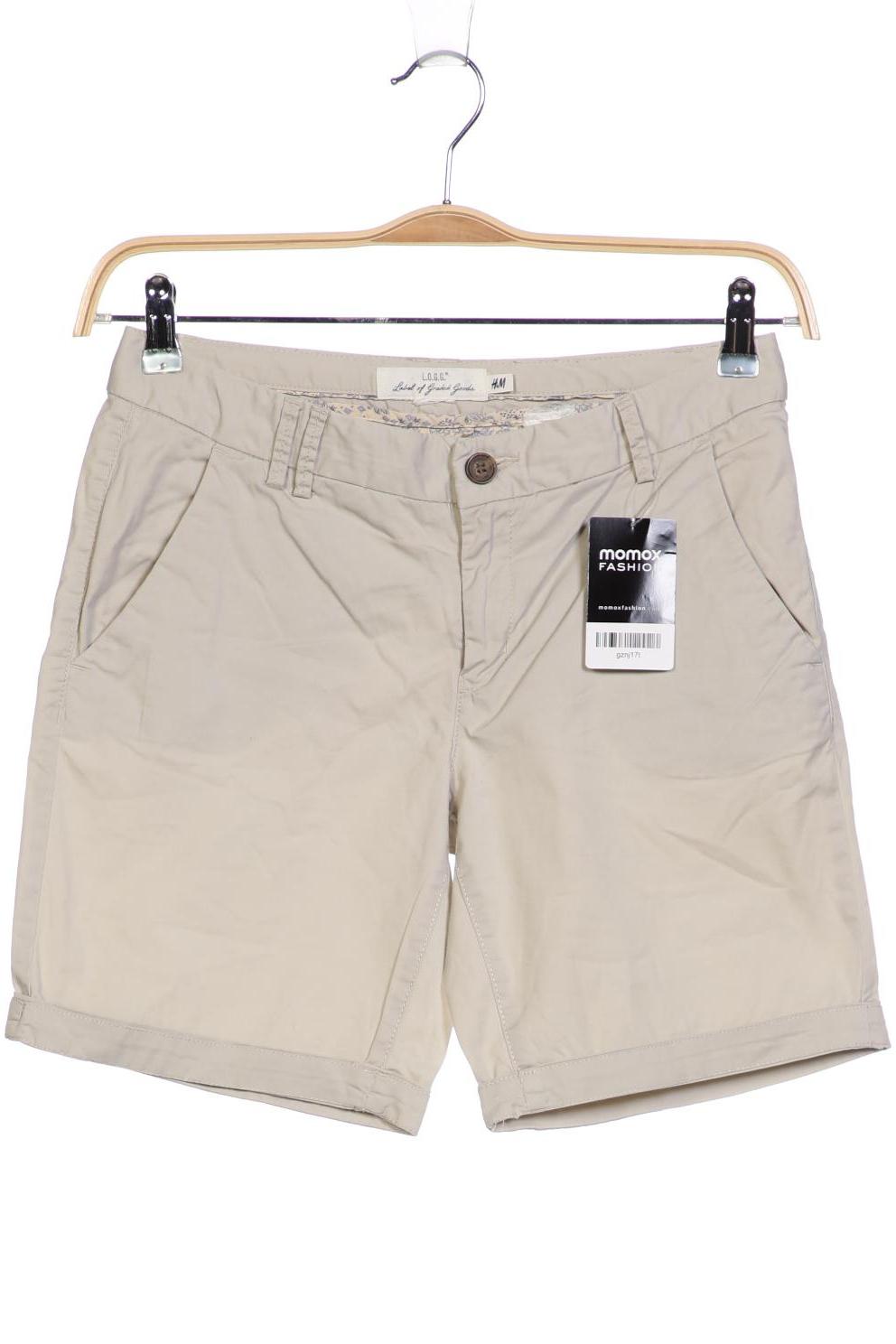 

H&M Damen Shorts, beige, Gr. 40