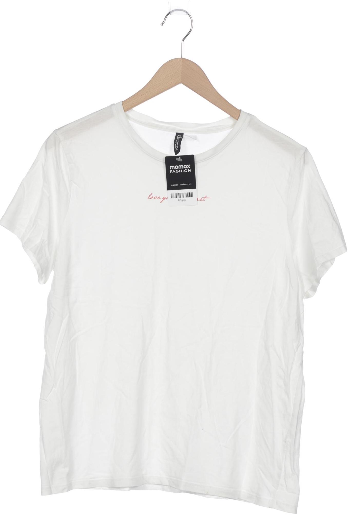 

H&M Damen T-Shirt, weiß, Gr. 38