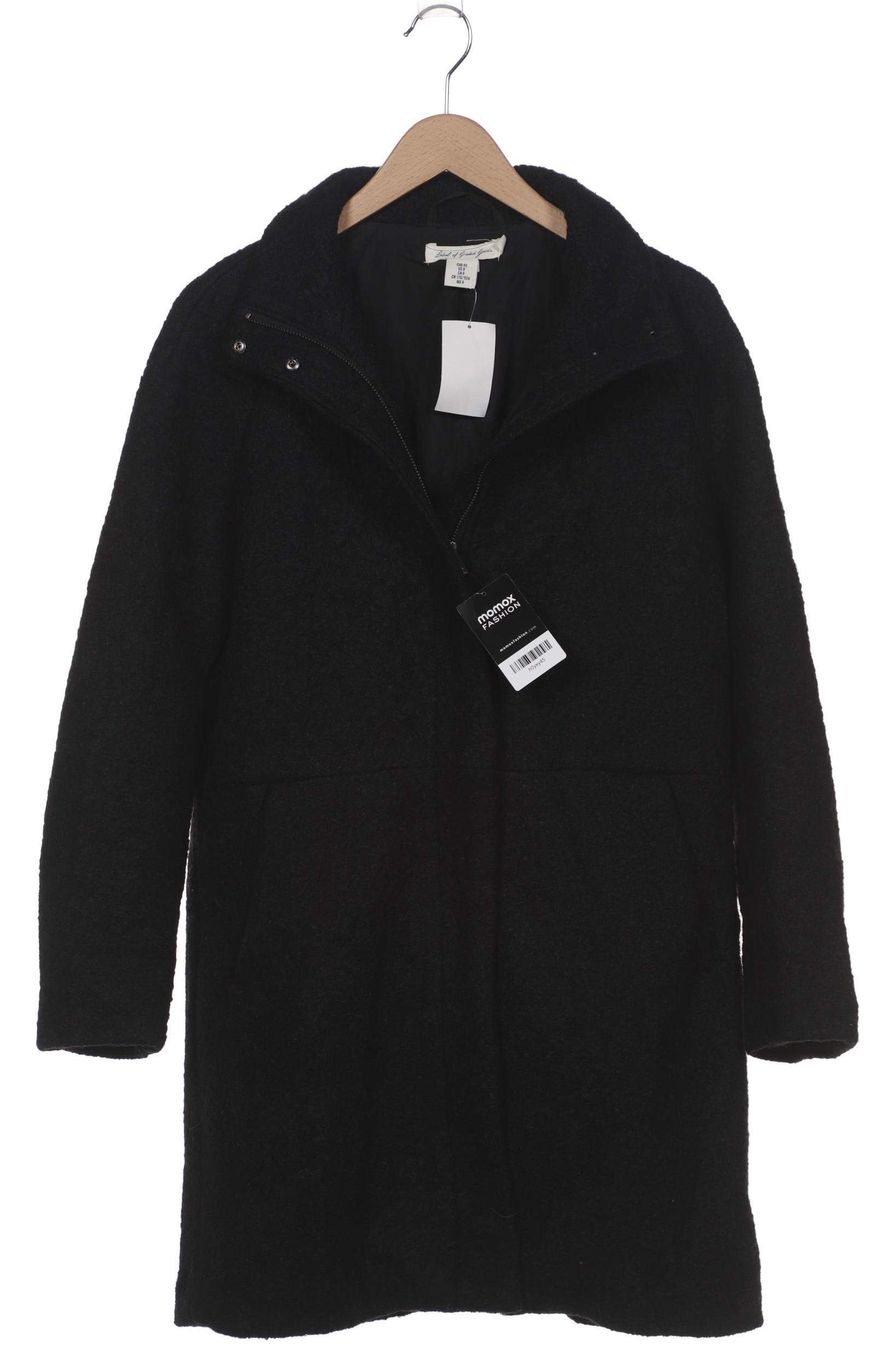 

H&M Damen Mantel, schwarz, Gr. 40