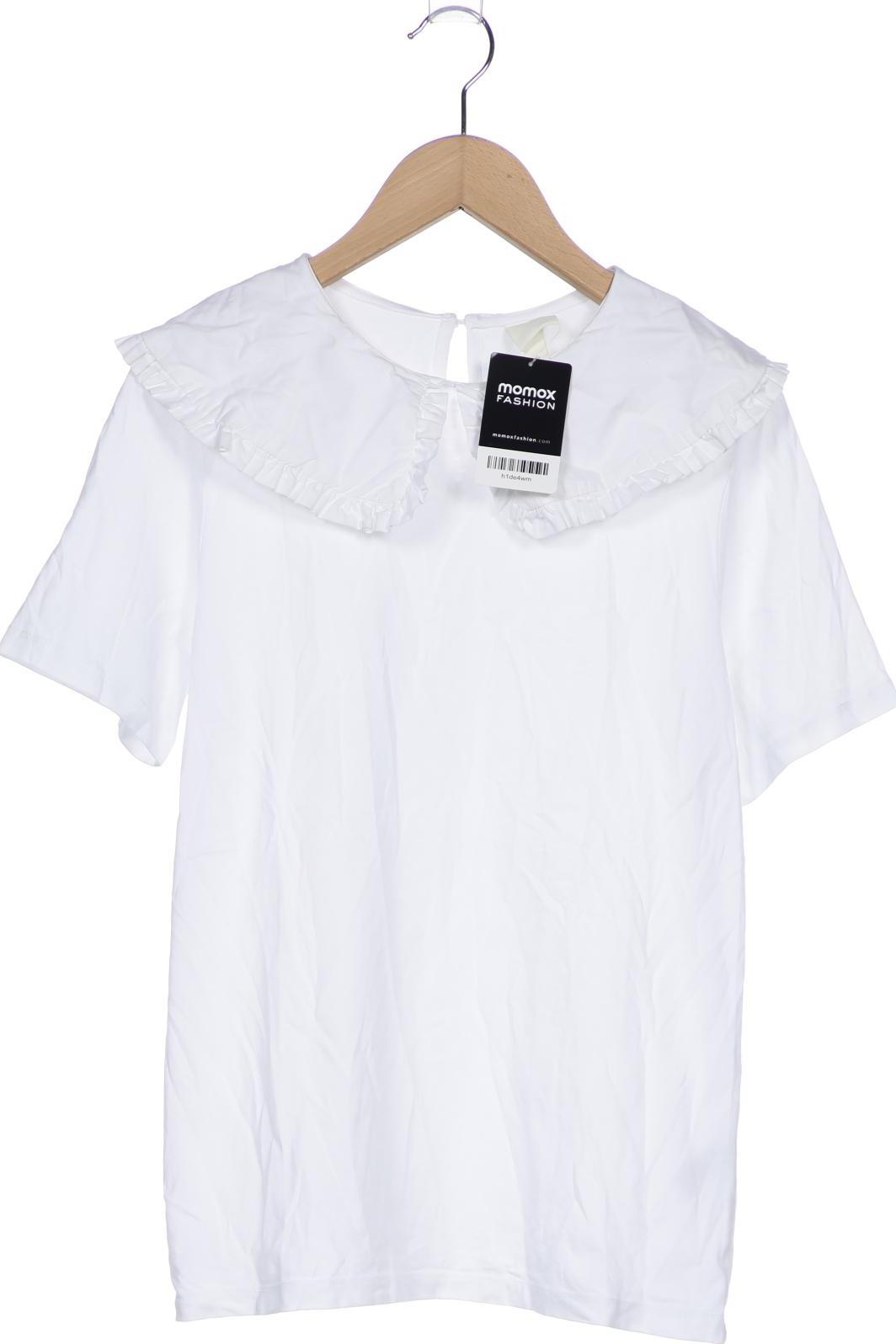 

H&M Damen T-Shirt, weiß, Gr. 36
