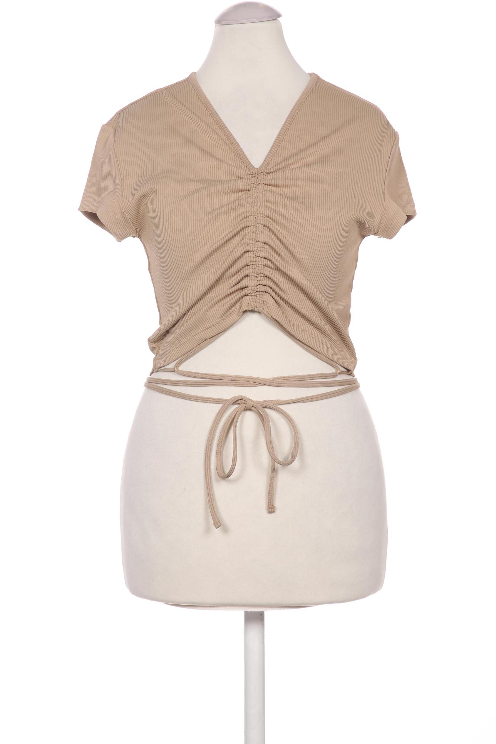 

H&M Damen T-Shirt, beige, Gr. 36