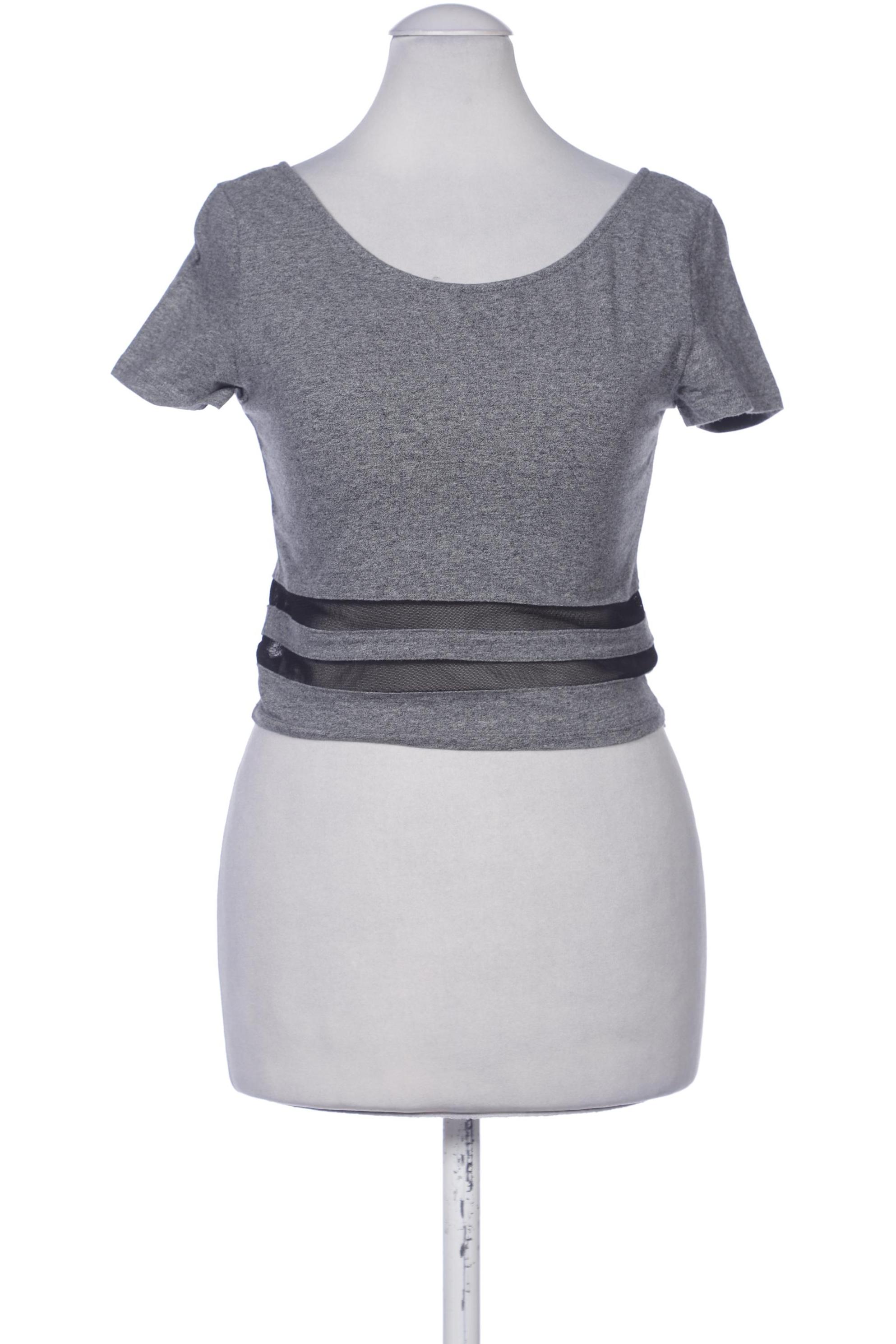 

H&M Damen T-Shirt, grau, Gr. 36