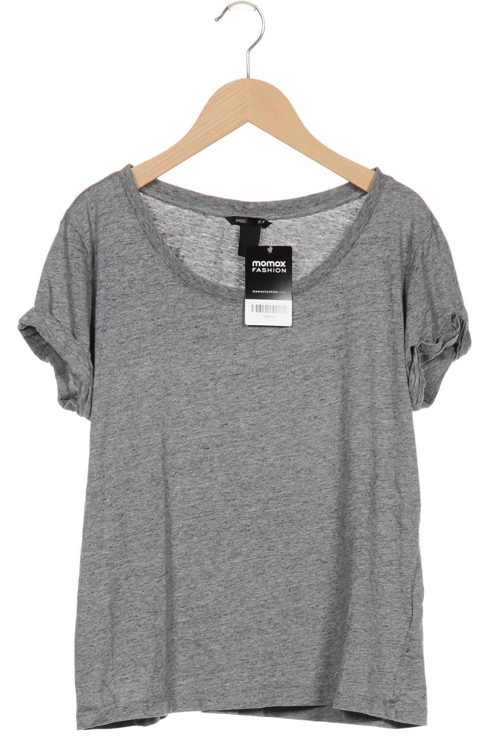 

H&M Damen T-Shirt, grau, Gr. 38