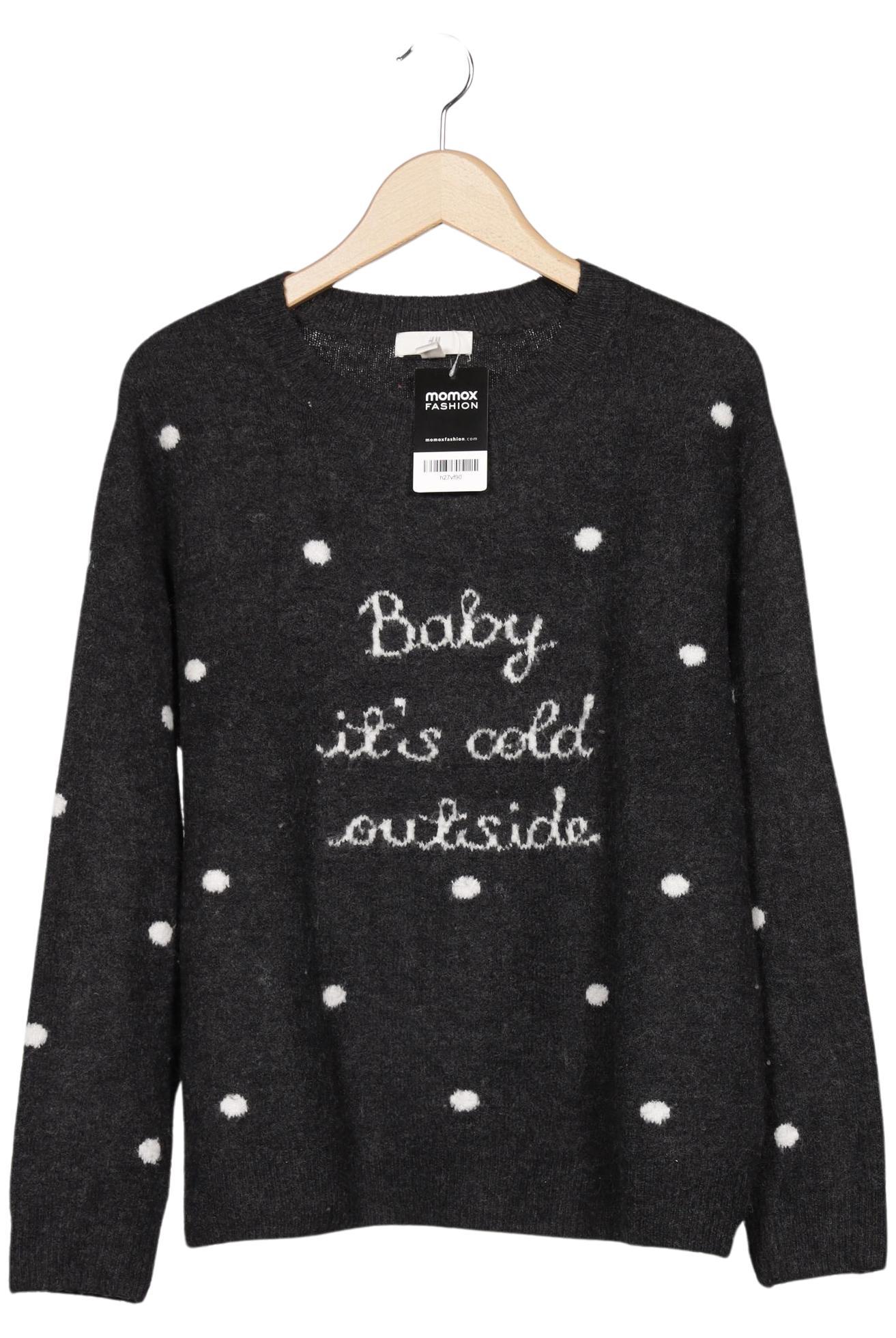 

H&M Damen Pullover, grau, Gr. 42