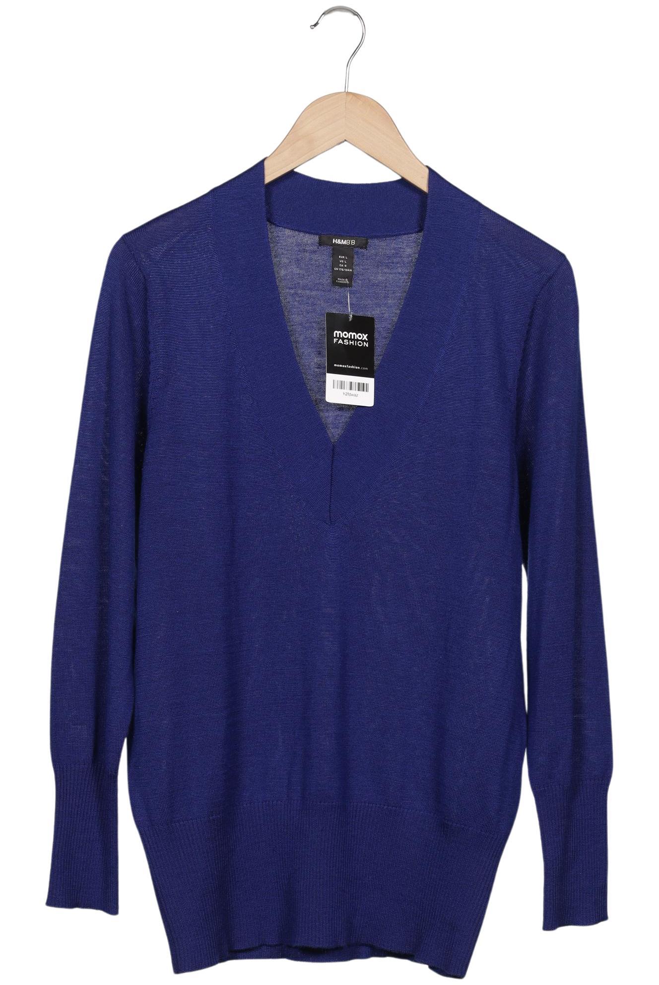 

H&M Damen Pullover, blau, Gr. 42