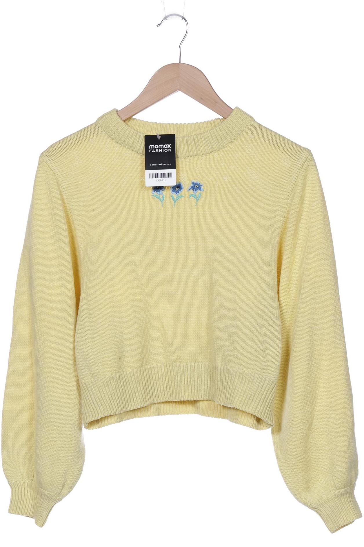 

H&M Damen Pullover, gelb, Gr. 36