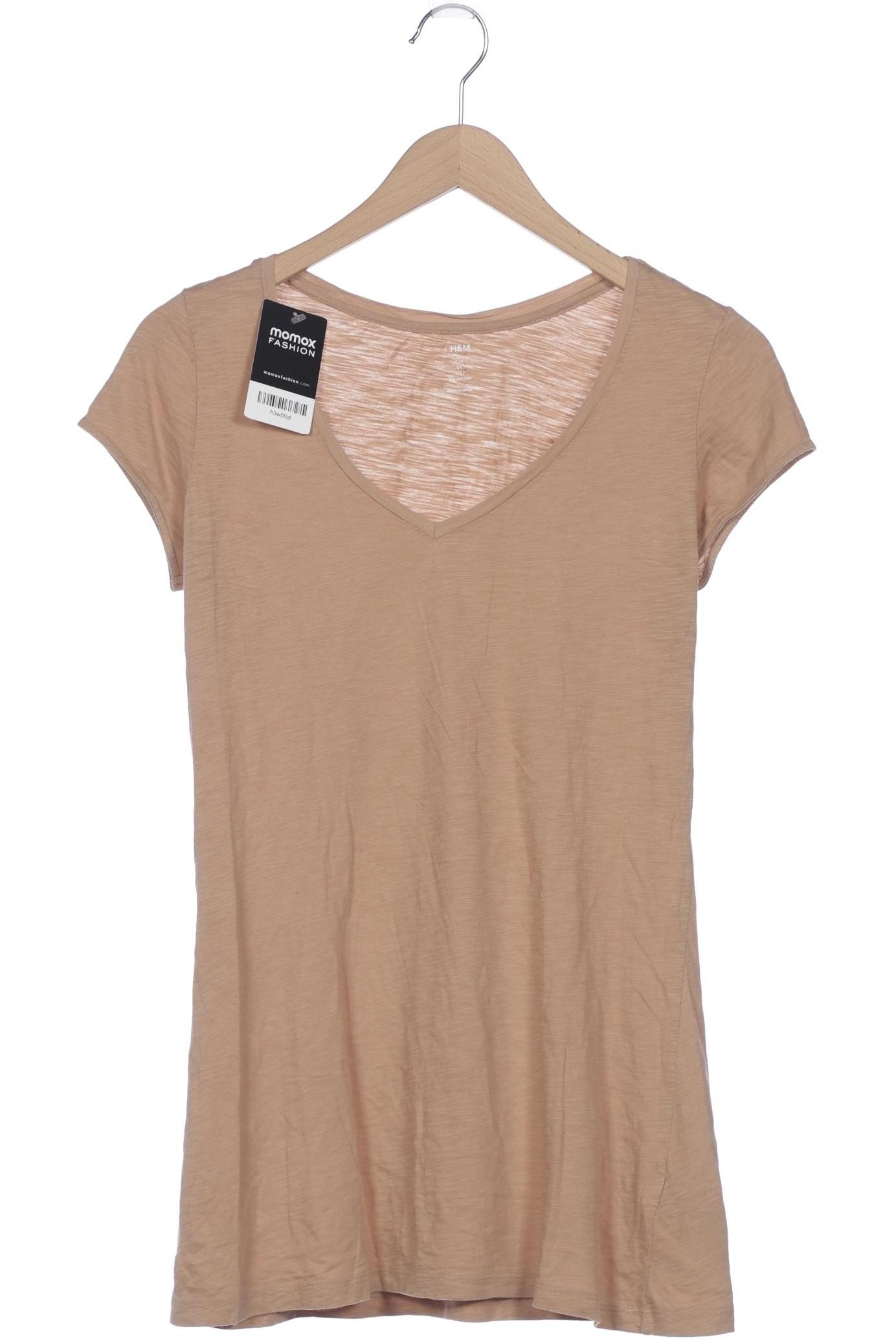 

H&M Damen T-Shirt, beige, Gr. 36