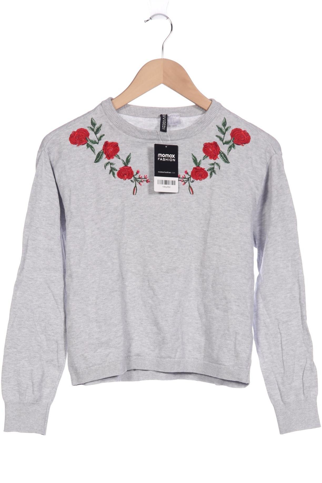 

H&M Damen Pullover, grau, Gr. 36