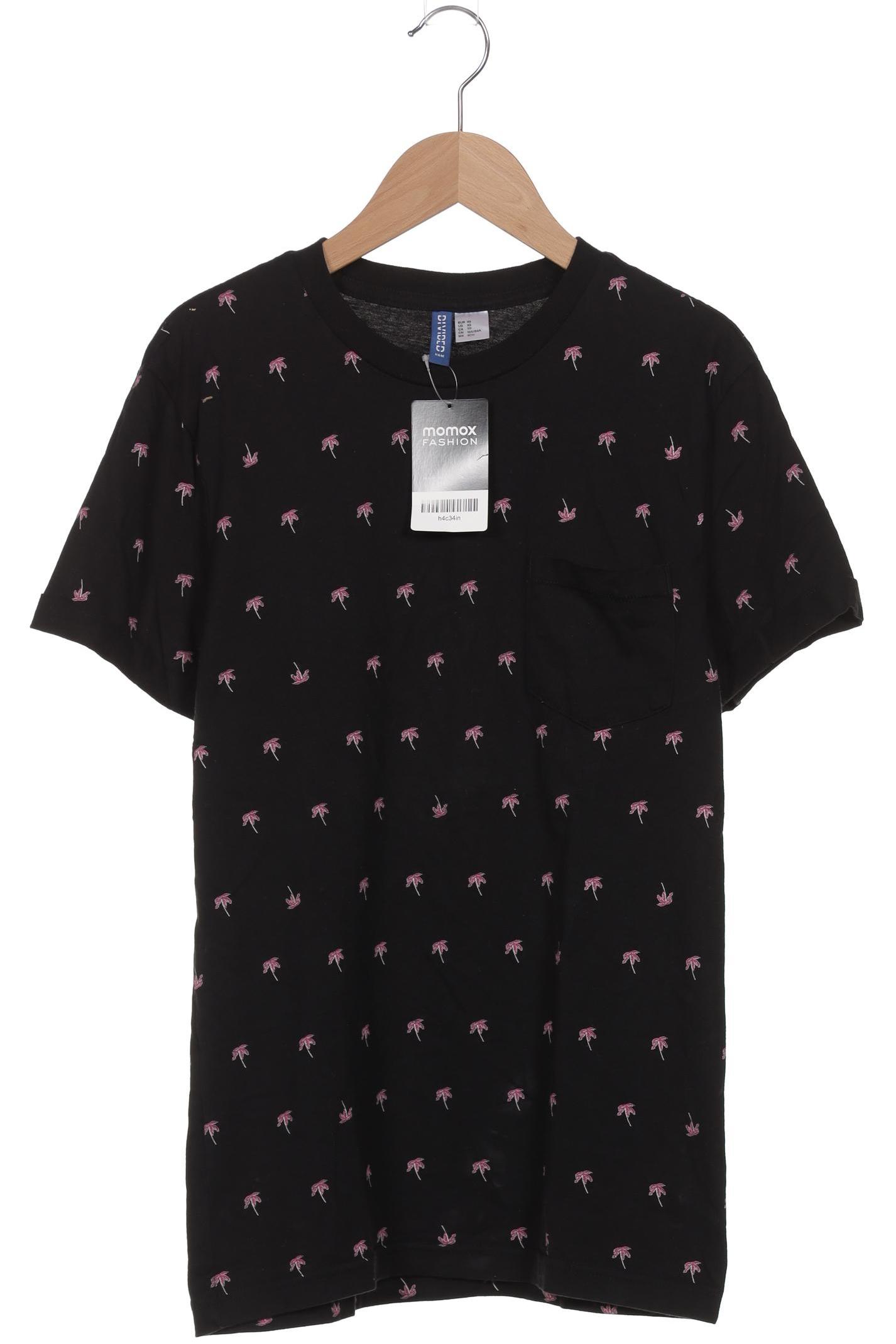 

H&M Damen T-Shirt, schwarz, Gr. 34