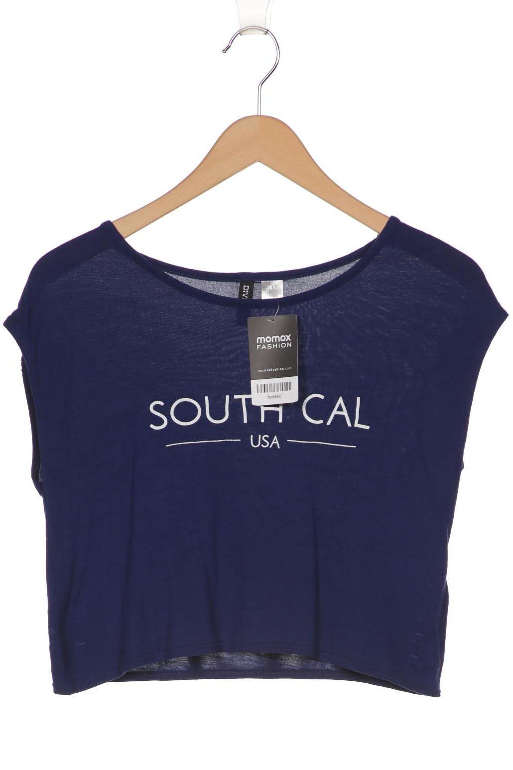 

H&M Damen T-Shirt, marineblau, Gr. 36