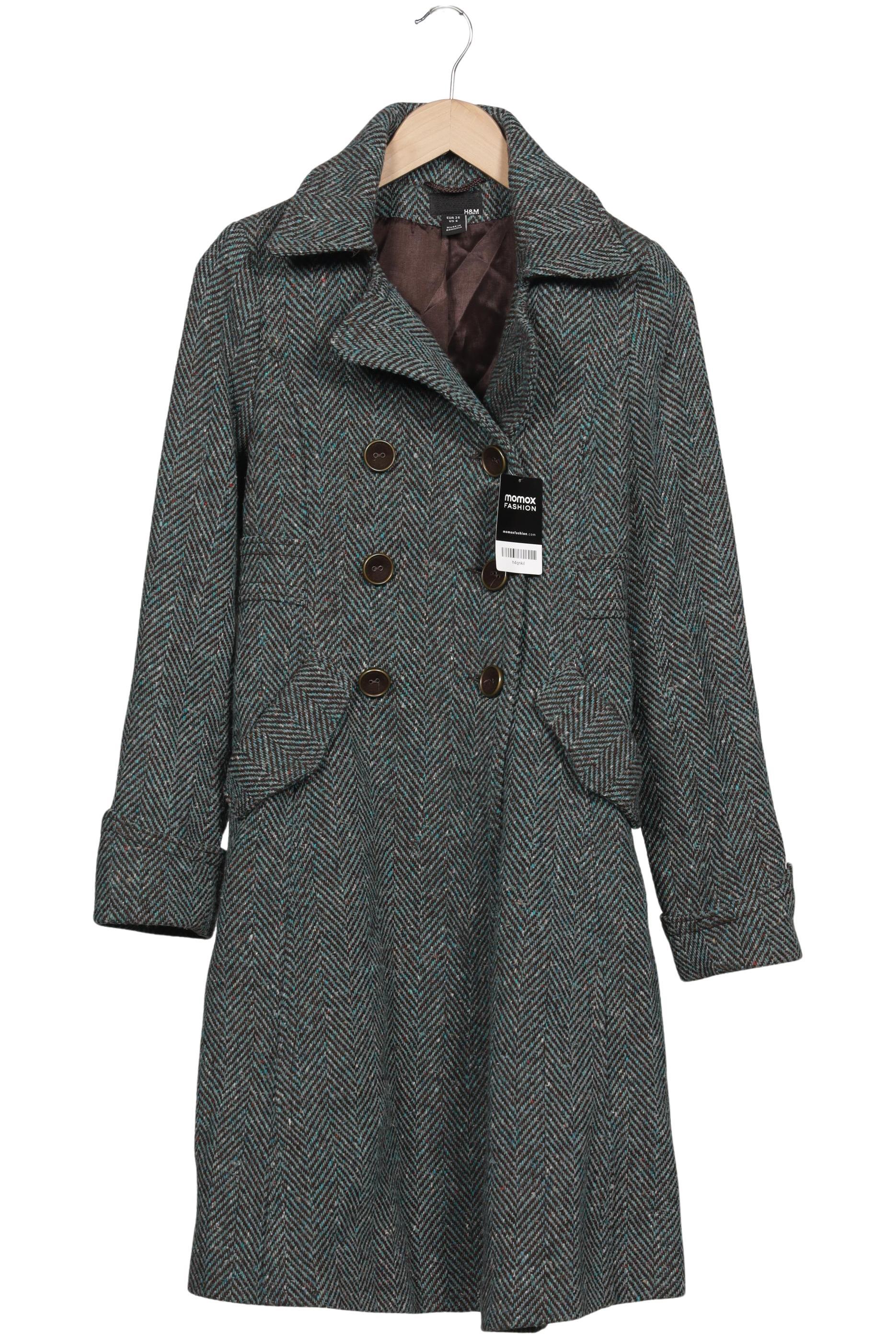 

H&M Damen Mantel, mehrfarbig, Gr. 36
