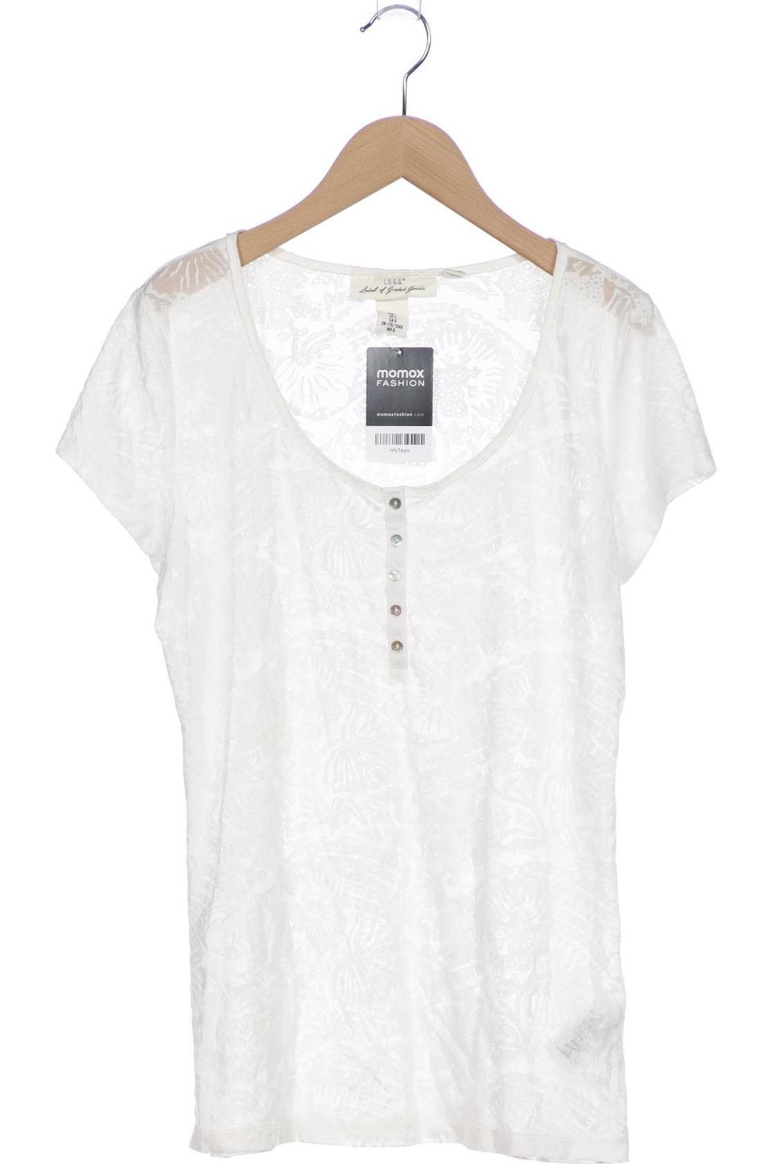 

H&M Damen T-Shirt, weiß, Gr. 42