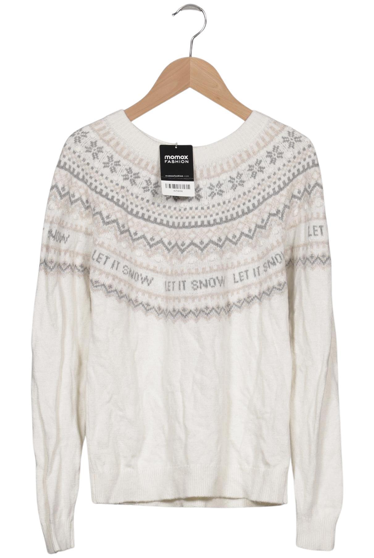 

H&M Damen Pullover, cremeweiß, Gr. 34
