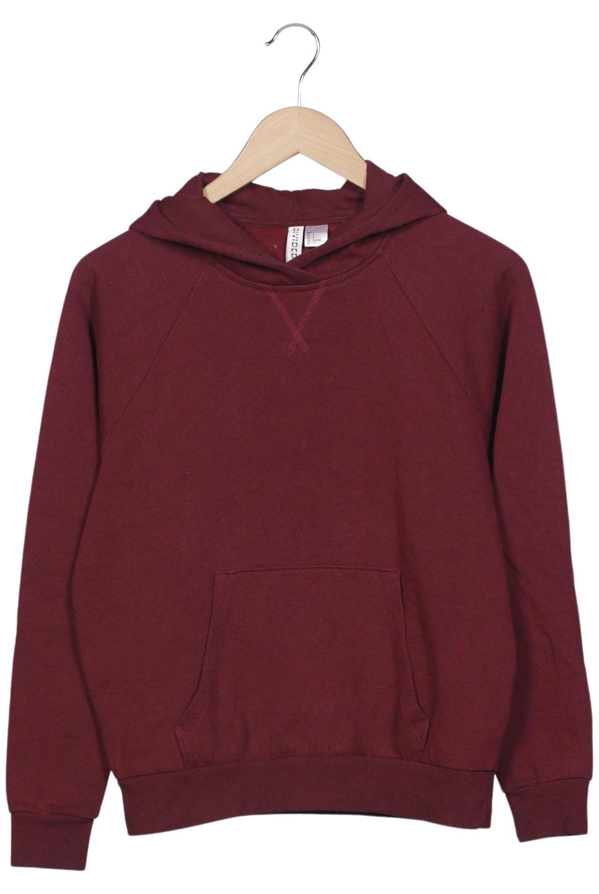 

H&M Damen Kapuzenpullover, bordeaux, Gr. 36