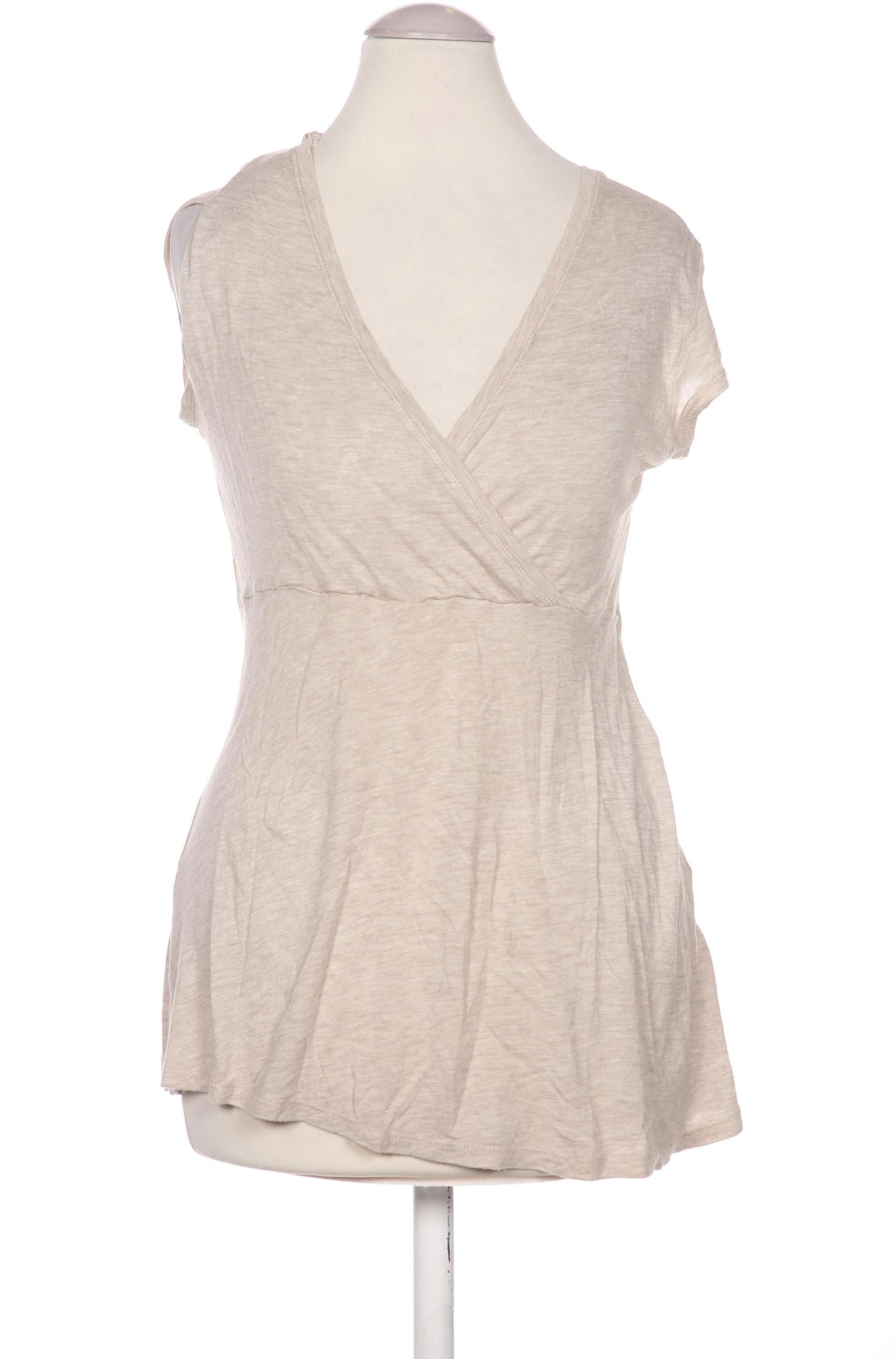 

H&M Damen T-Shirt, beige, Gr. 34
