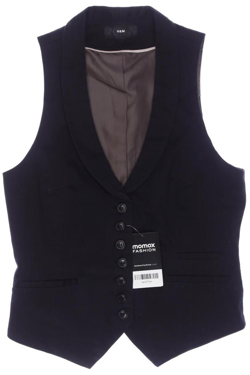 

H&M Damen Weste, schwarz, Gr. 30