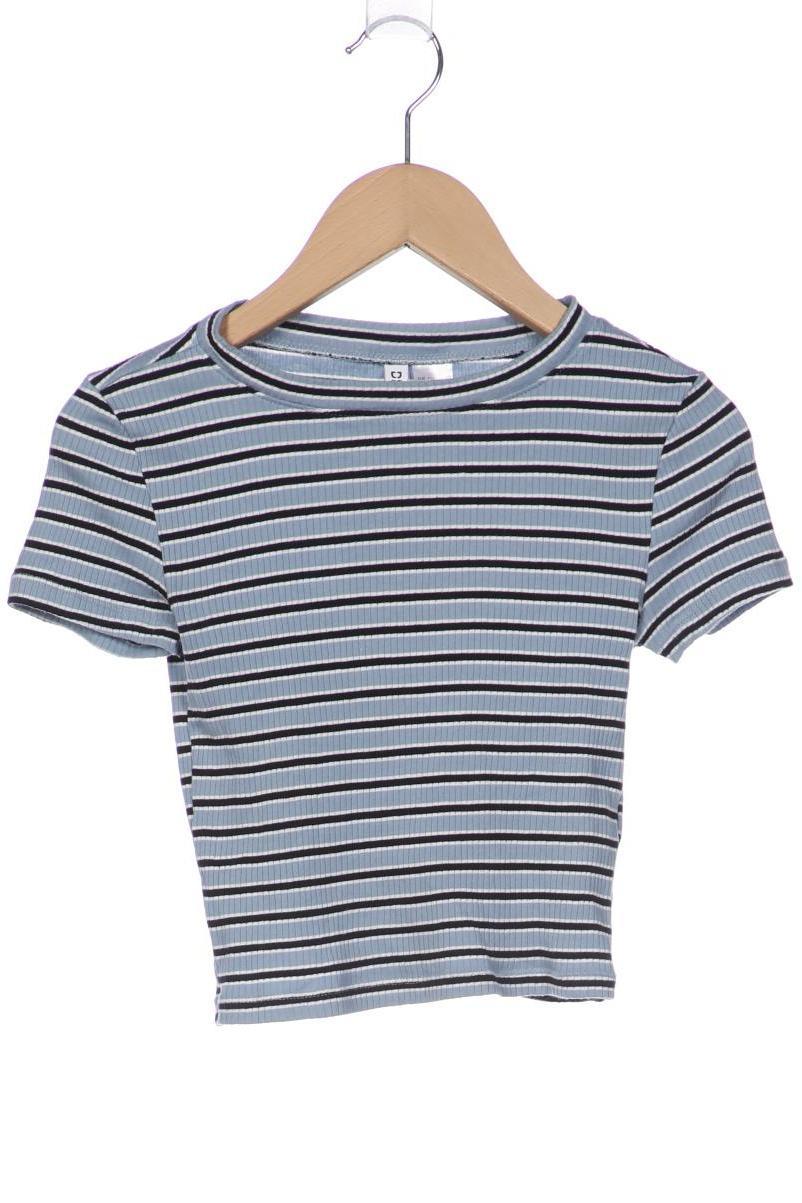 

H&M Damen T-Shirt, hellblau