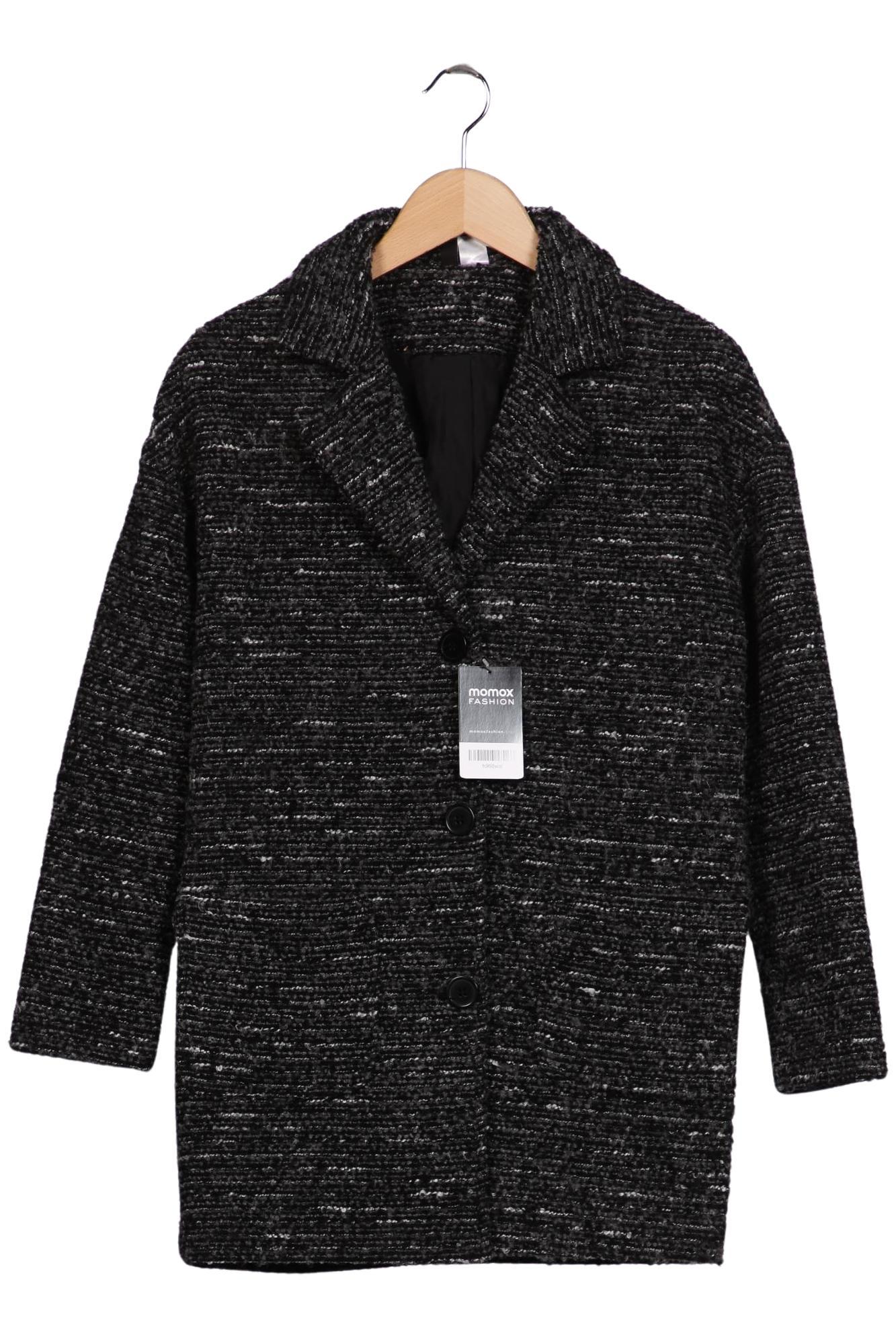 

H&M Damen Mantel, schwarz, Gr. 34