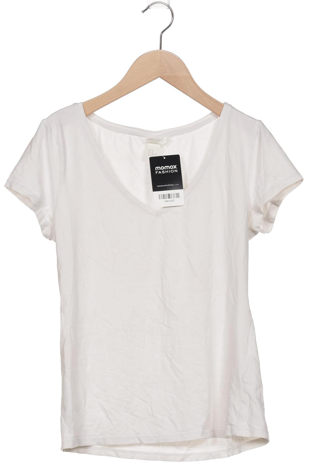 

H&M Damen T-Shirt, weiß, Gr. 38