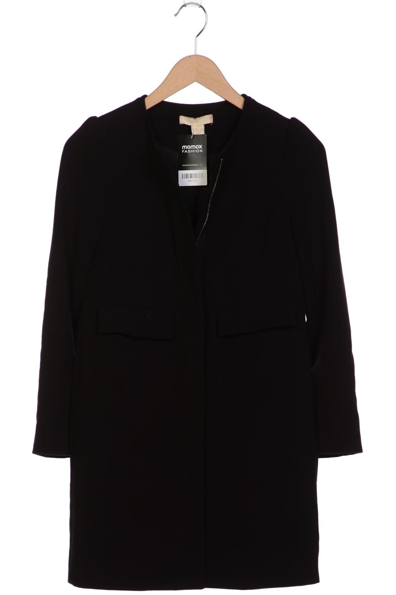 

H&M Damen Mantel, schwarz, Gr. 32