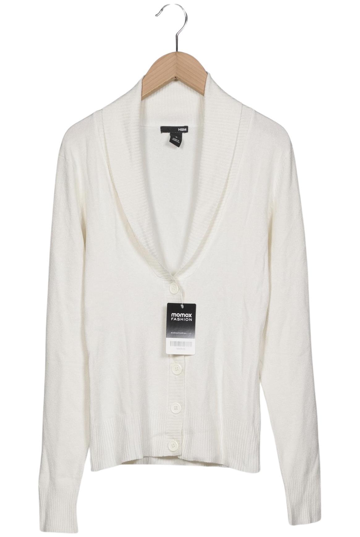 

H&M Damen Strickjacke, cremeweiß, Gr. 36